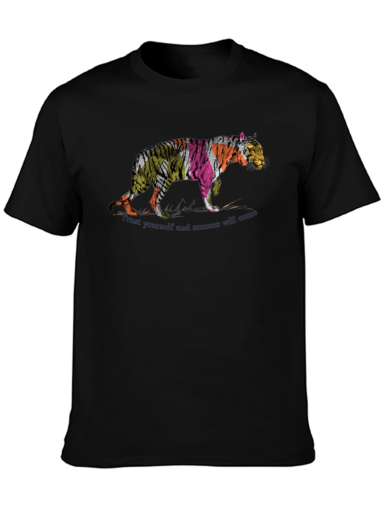 Tiger Graphic Tee - Trust Yourself!