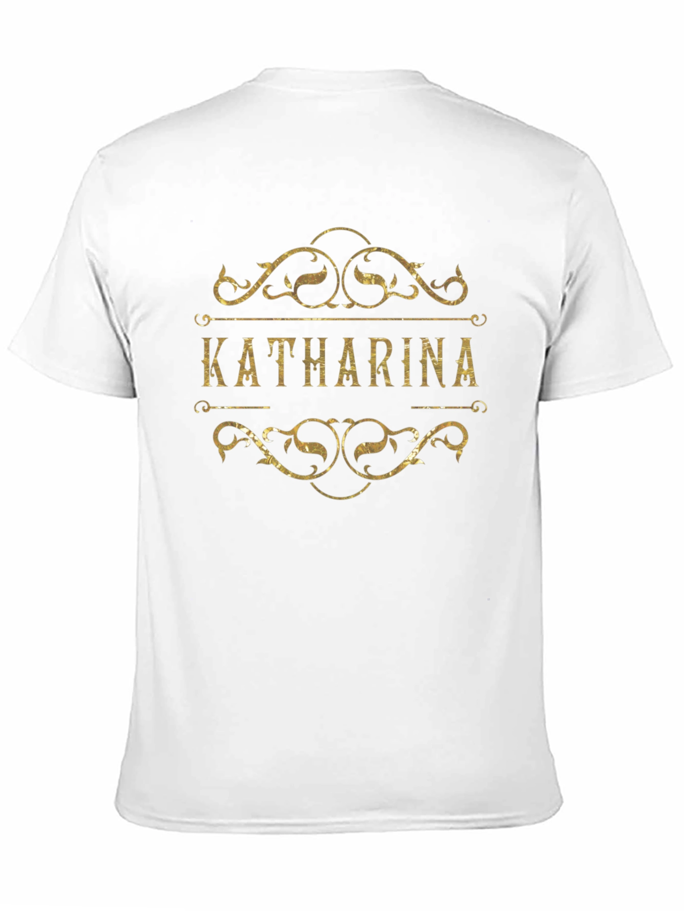 Katharina Personalized Black T-Shirt