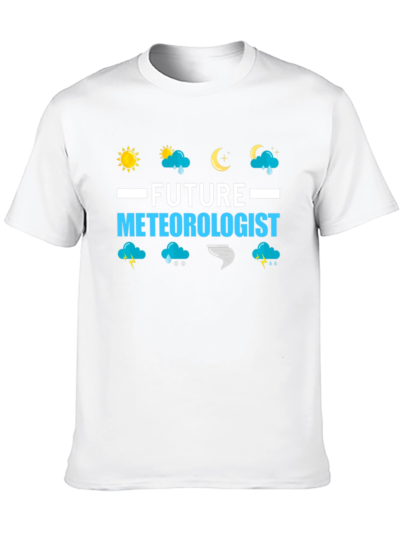 Future Meteorologist Black T-Shirt