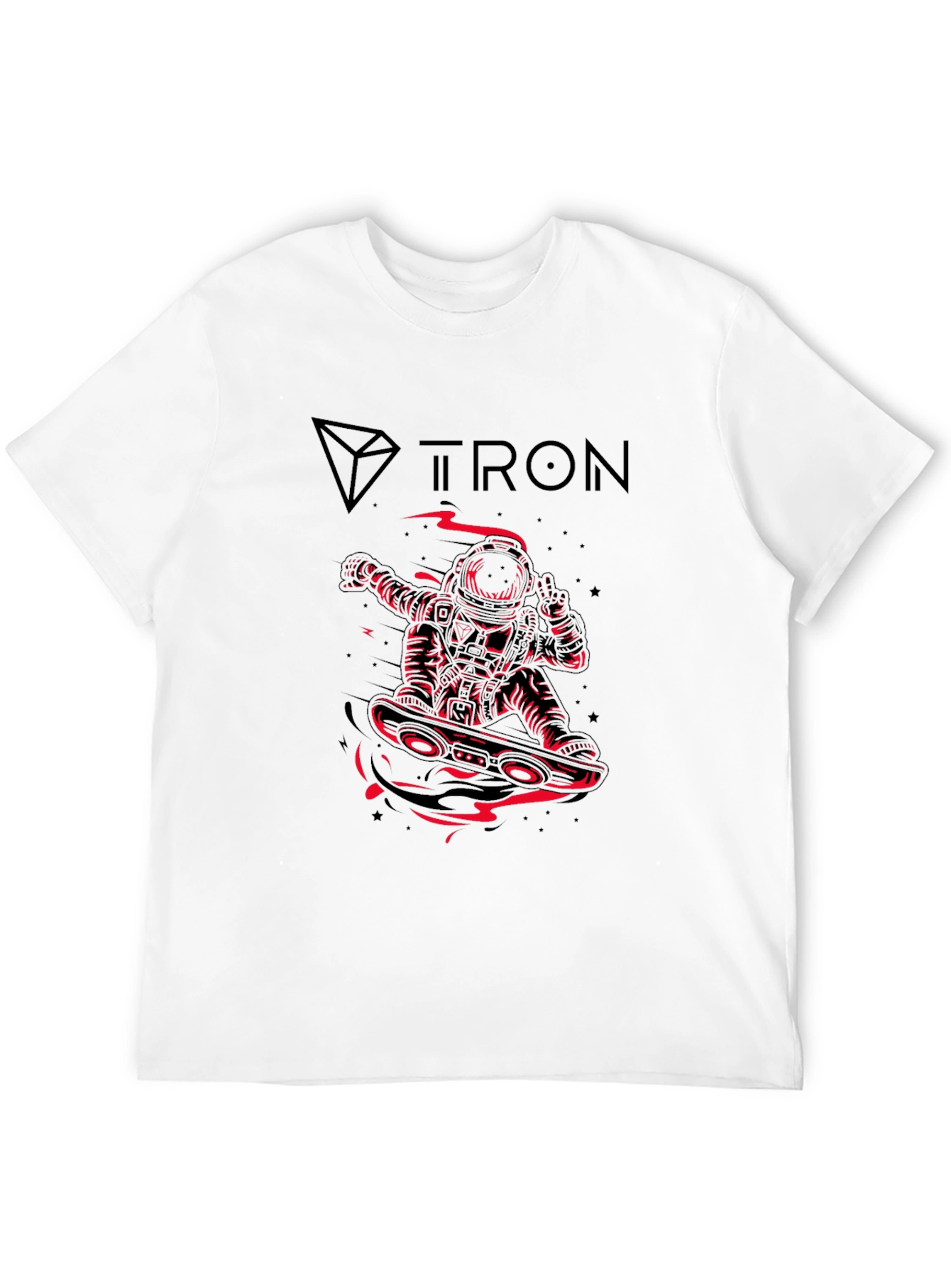 Tron Astronaut Graphic Tee - Black