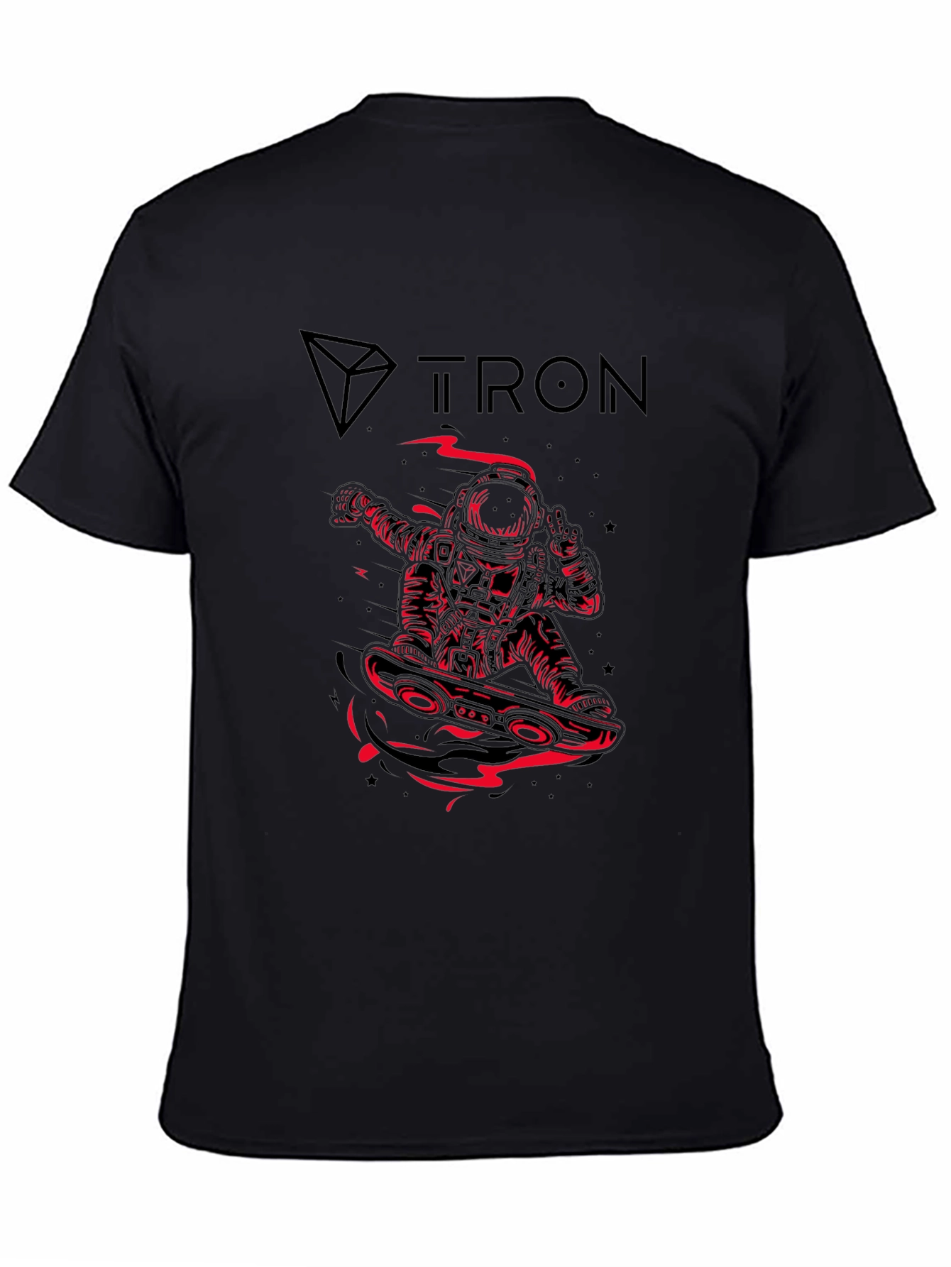 Tron Astronaut Graphic Tee - Black