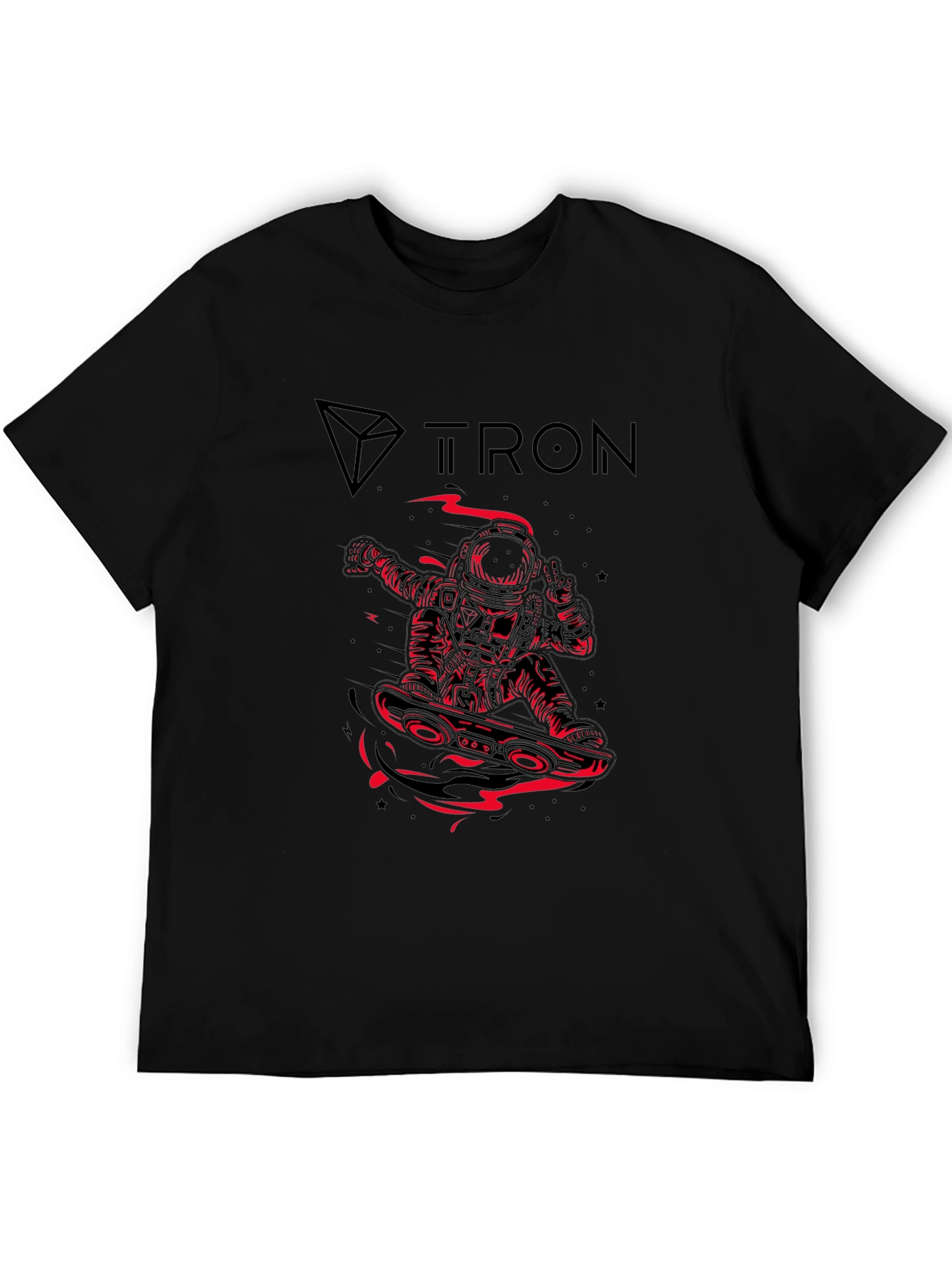 Tron Astronaut Graphic Tee - Black