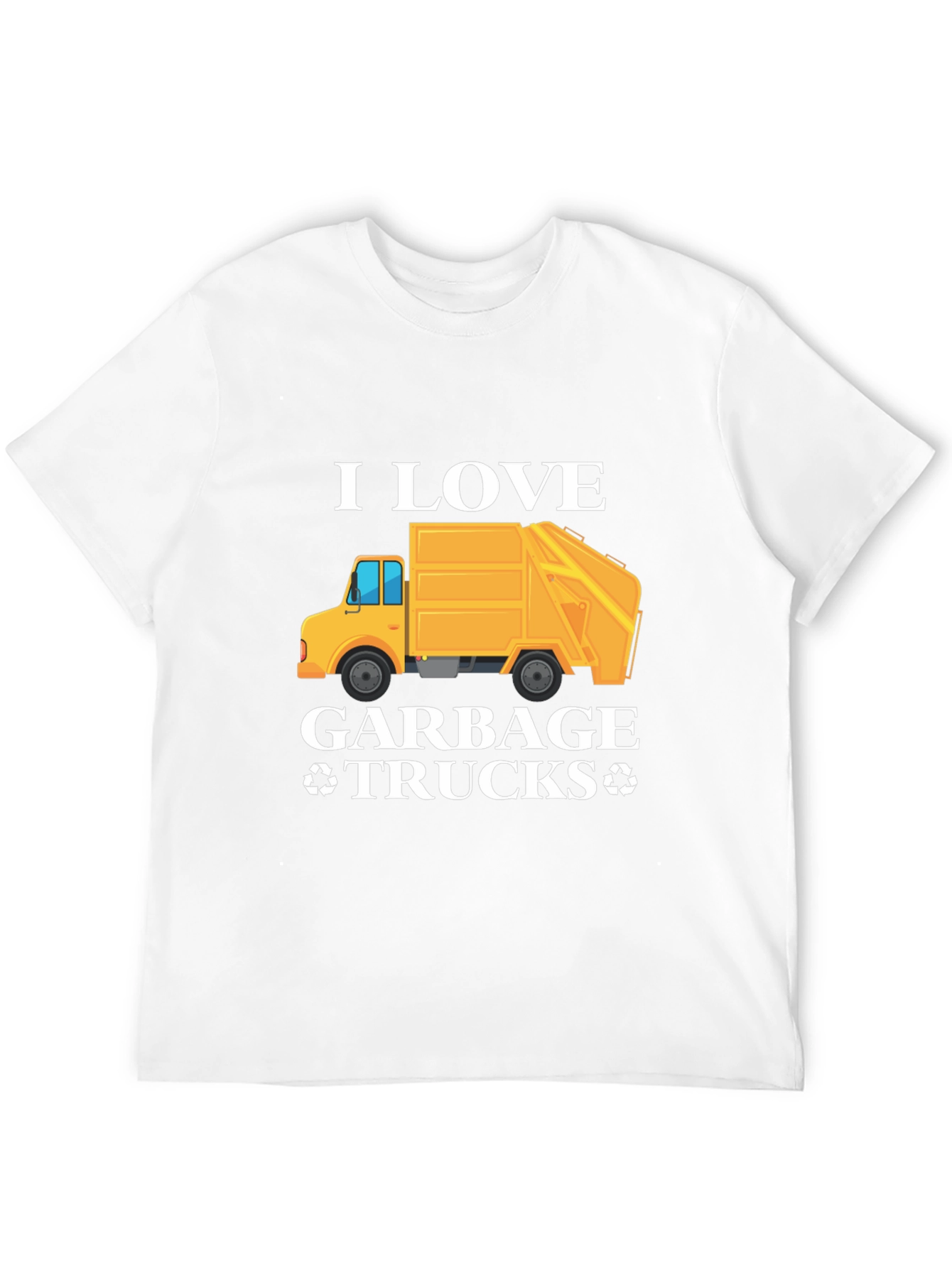 I Love Garbage Trucks Graphic T-Shirt