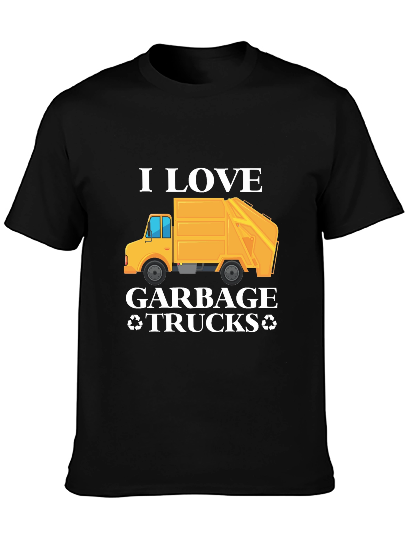 I Love Garbage Trucks Graphic T-Shirt