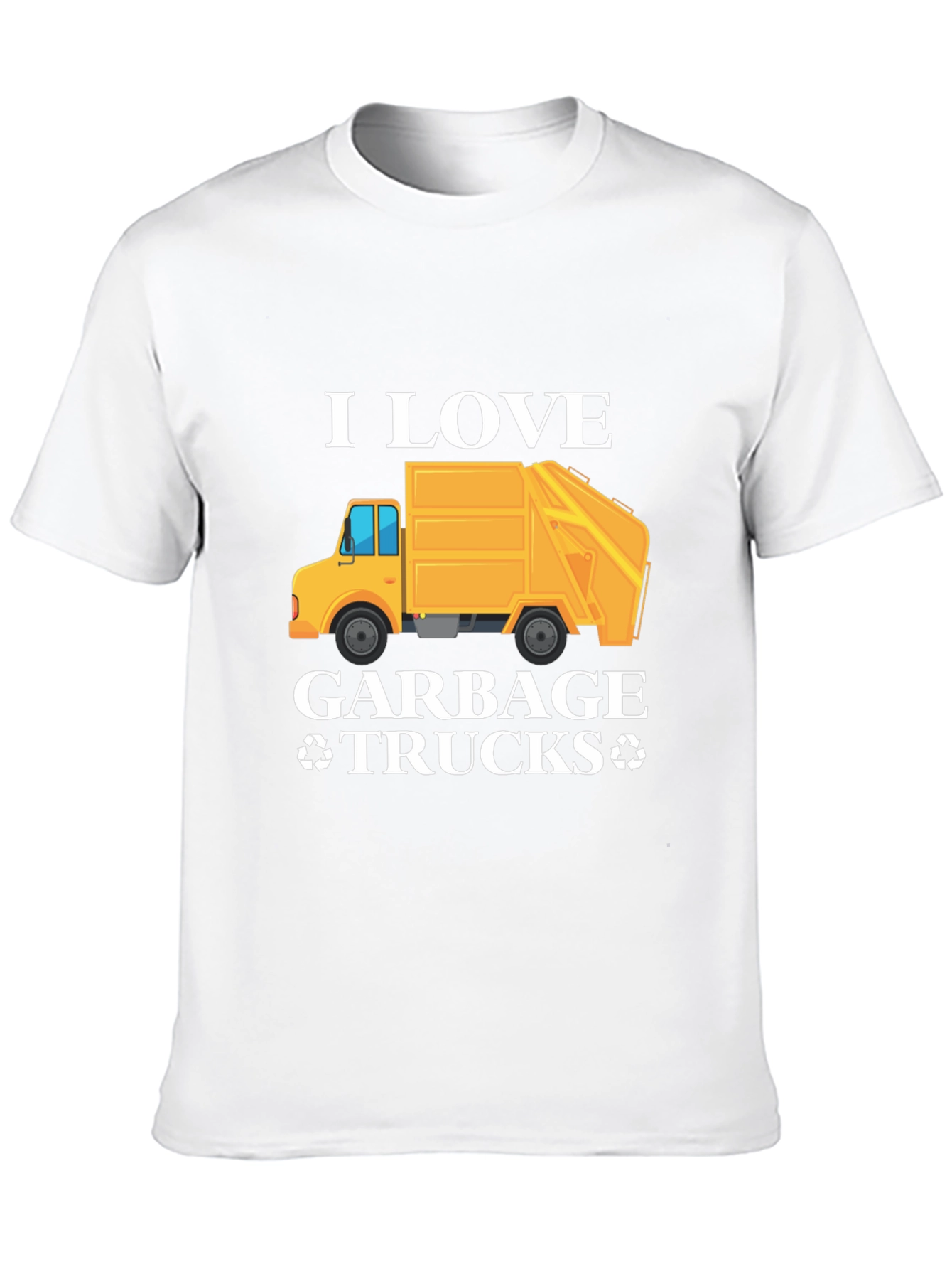 I Love Garbage Trucks Graphic T-Shirt