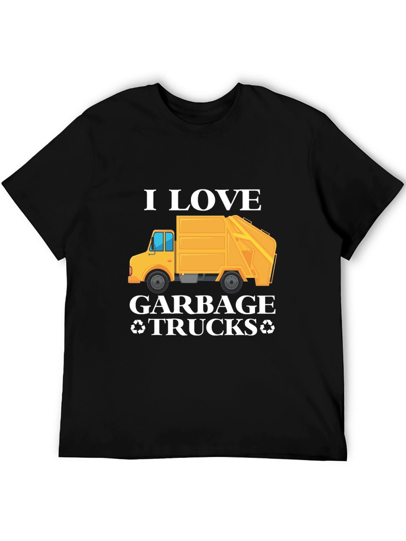 I Love Garbage Trucks Graphic T-Shirt