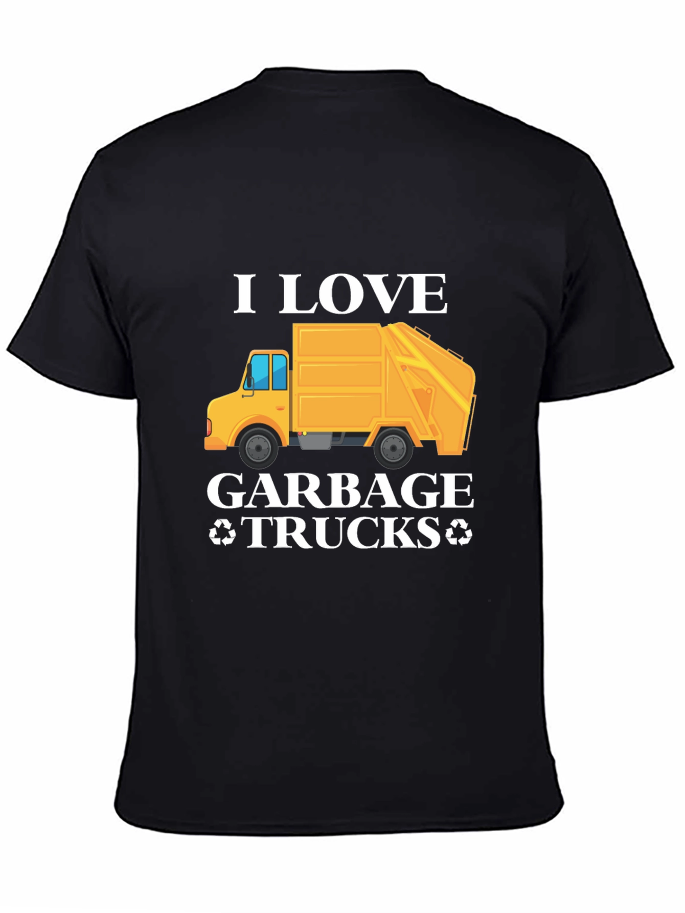 I Love Garbage Trucks Graphic T-Shirt