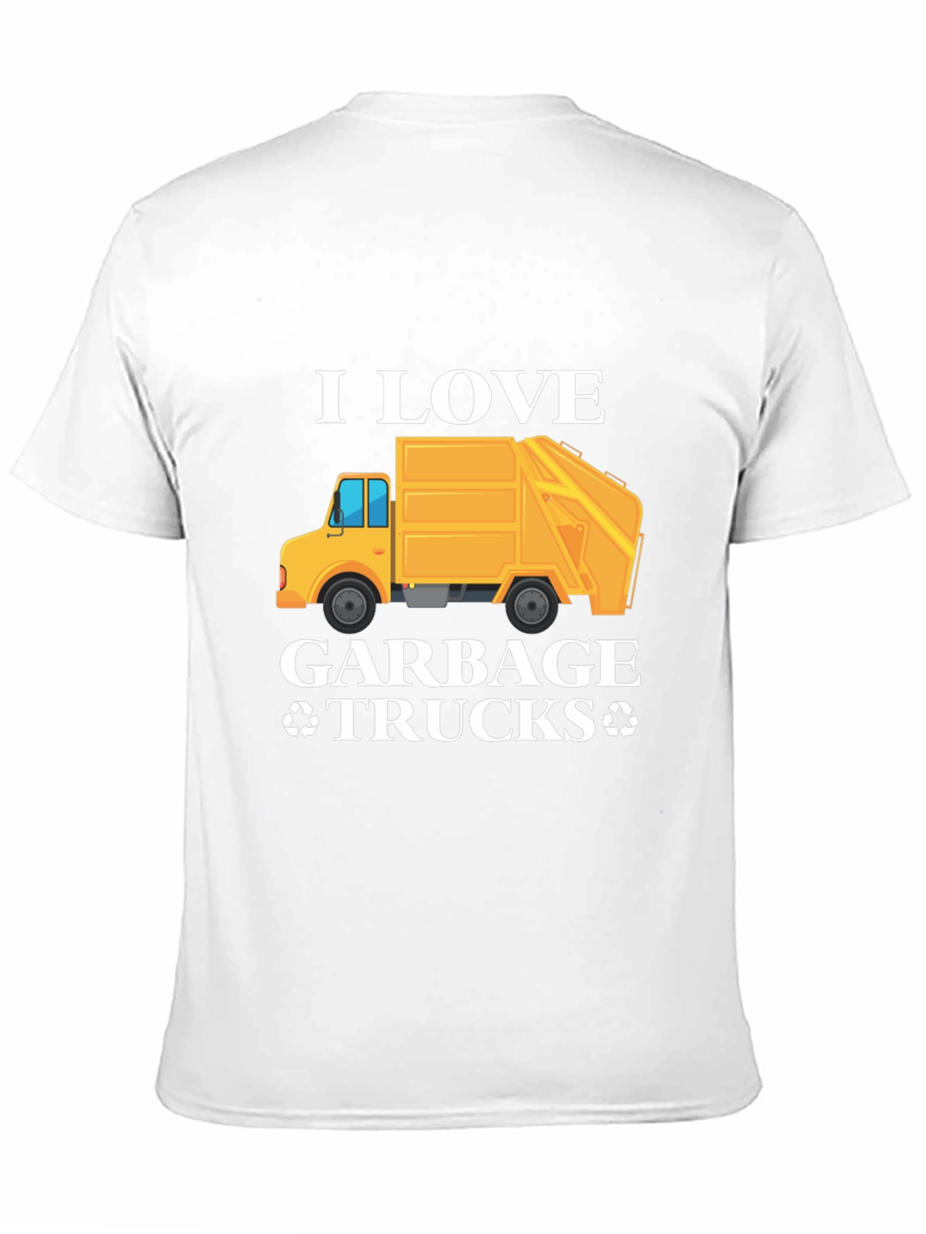 I Love Garbage Trucks Graphic T-Shirt