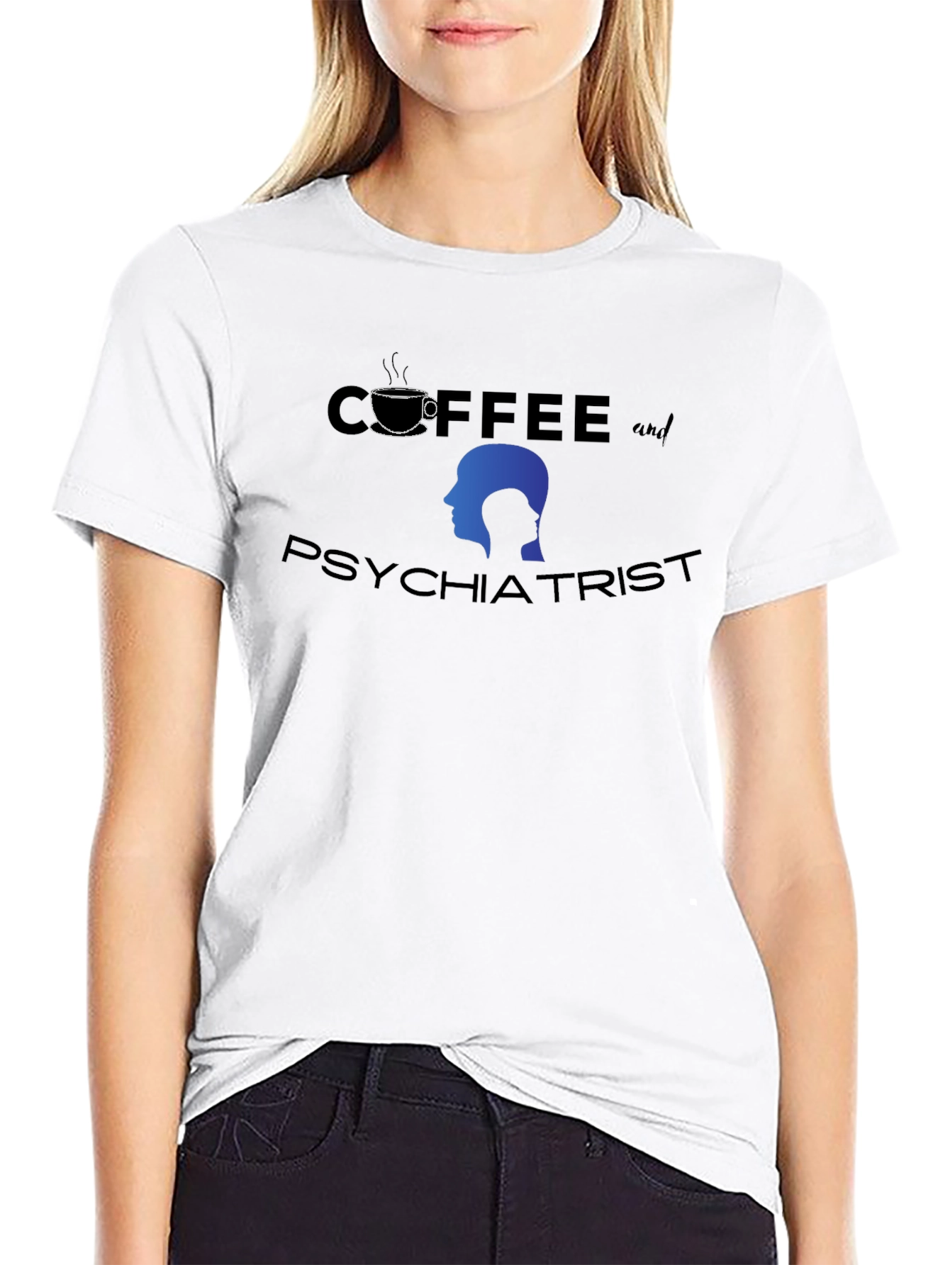 Coffee and Psychiatrist T-Shirt Novelty Tee