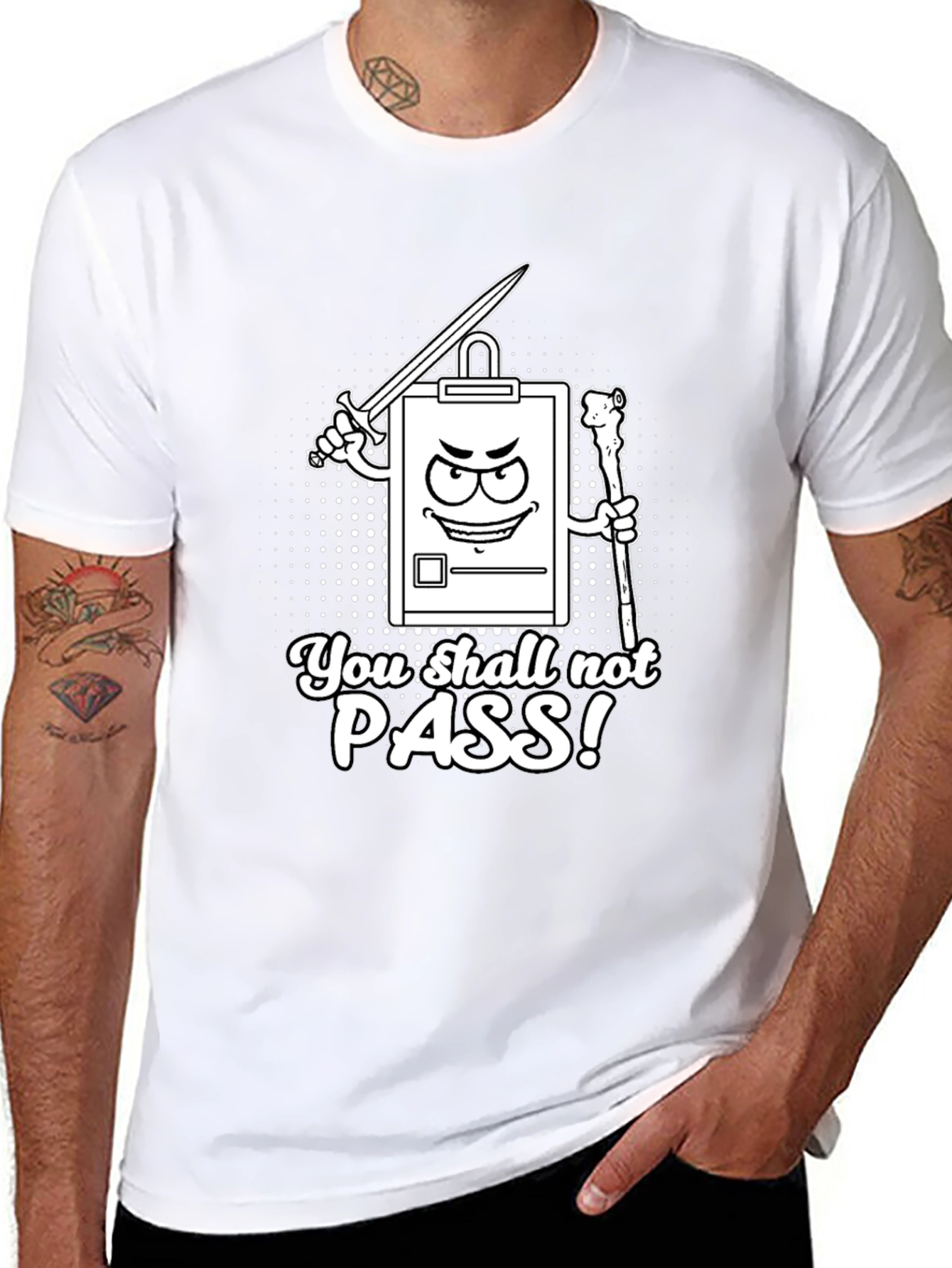 You Shall Not Pass! Clipboard T-Shirt
