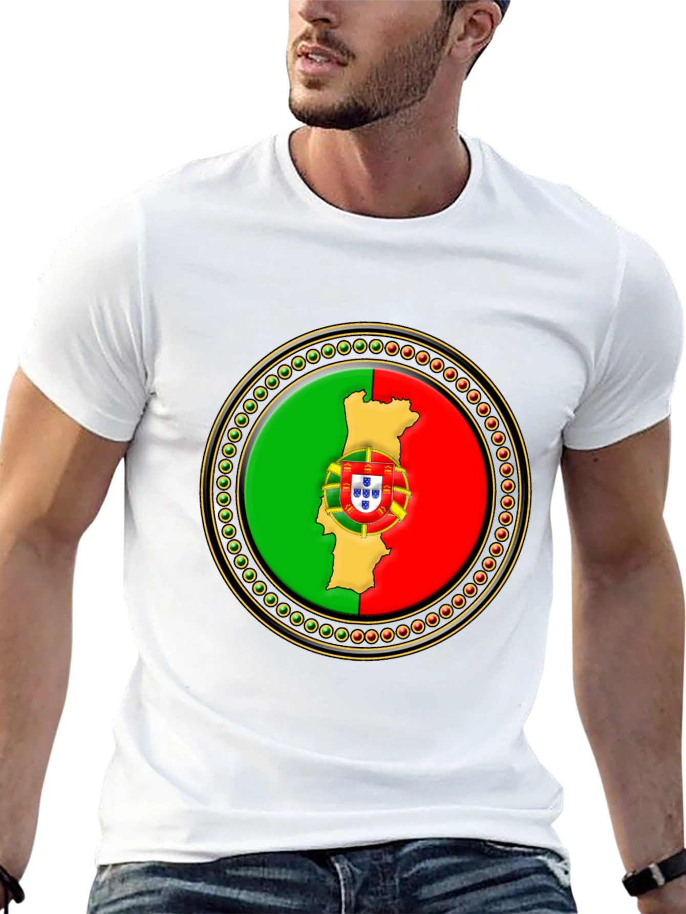 Portugal Flag Graphic T-Shirt