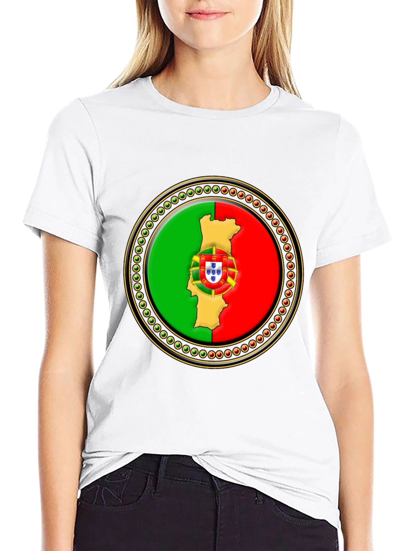 Portugal Flag Graphic T-Shirt