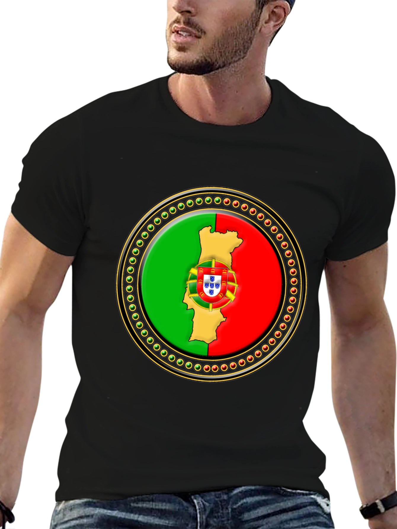 Portugal Flag Graphic T-Shirt