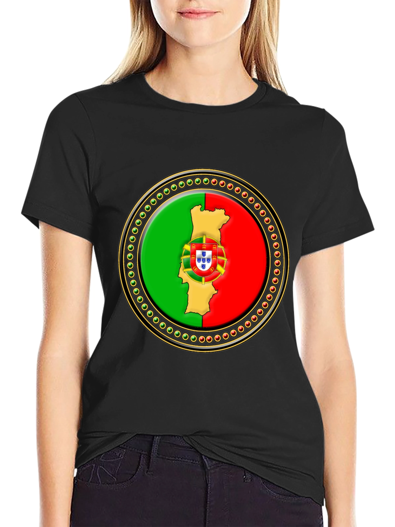 Portugal Flag Graphic T-Shirt