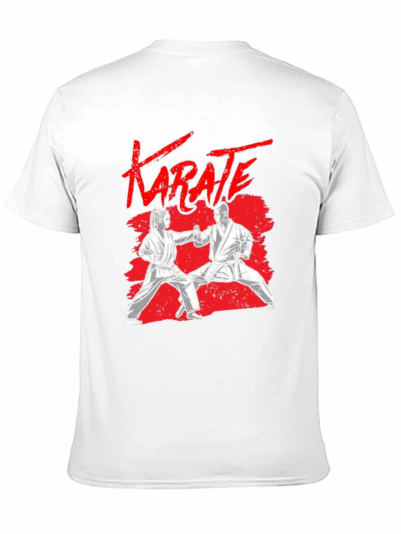 Karate Graphic Black T-Shirt