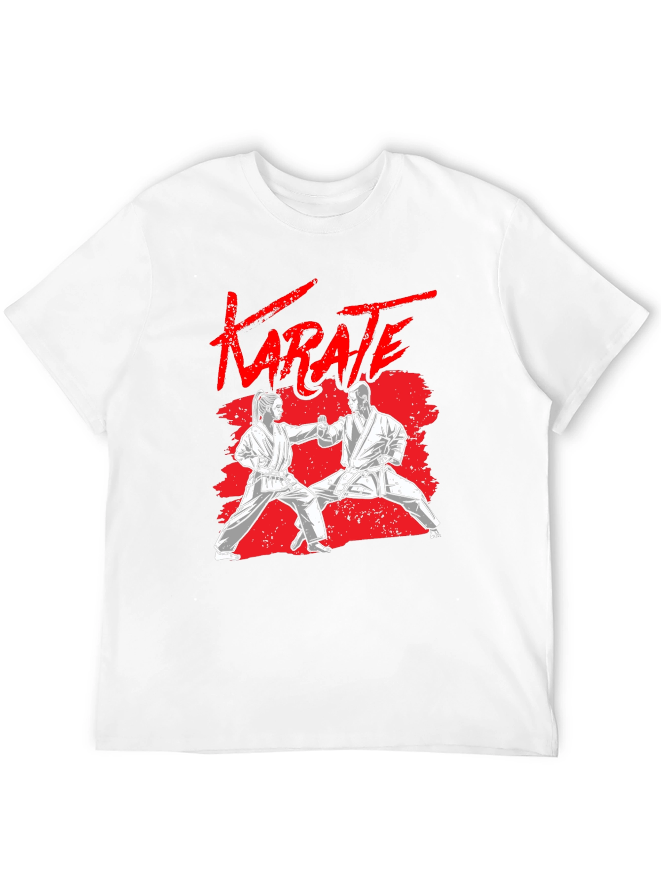 Karate Graphic Black T-Shirt
