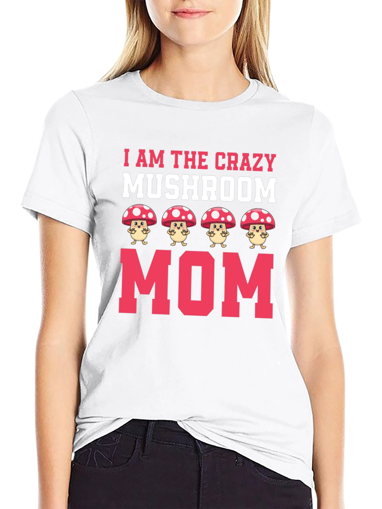 Crazy Mushroom Mom Graphic Tee
