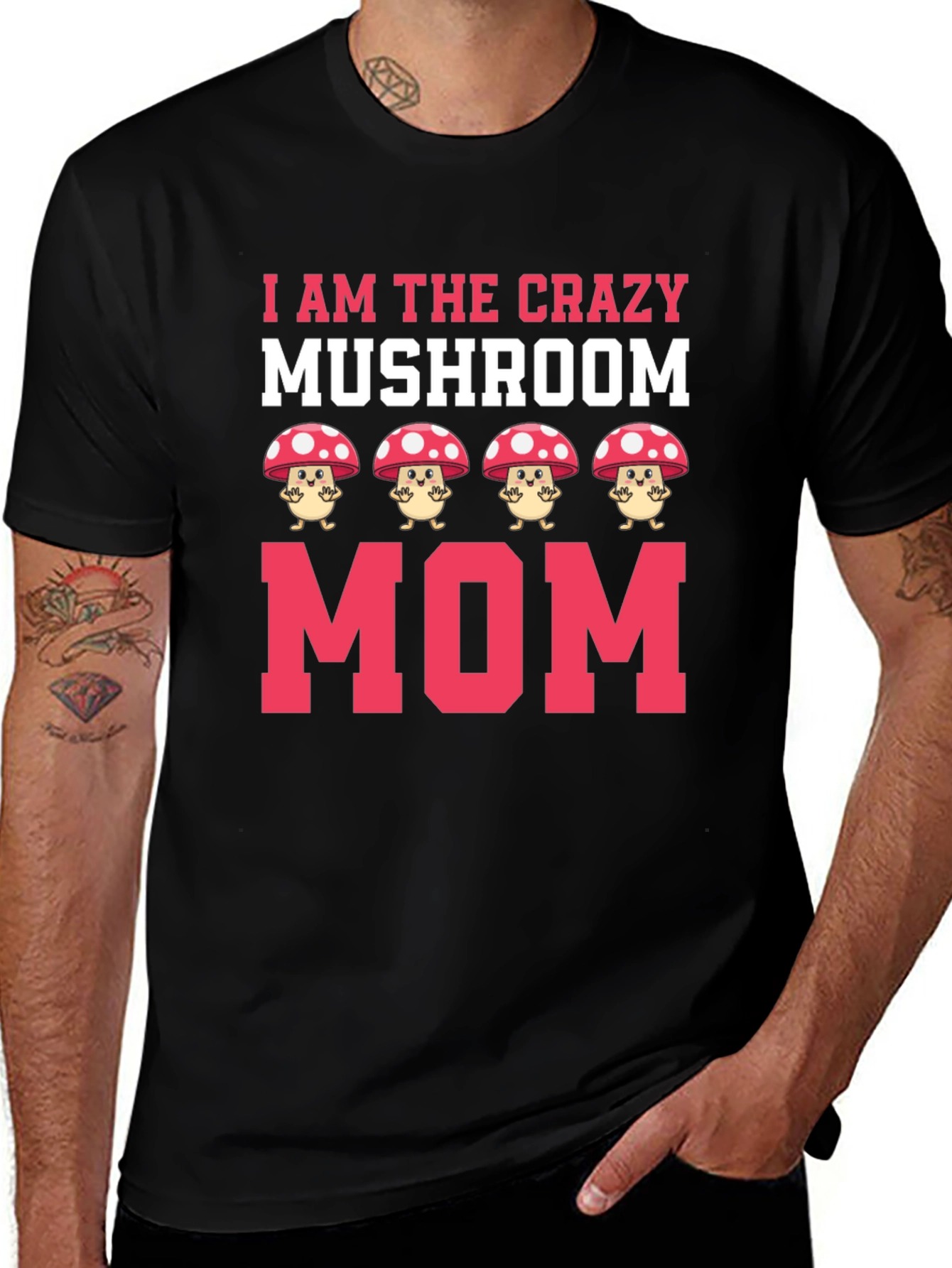 Crazy Mushroom Mom Graphic Tee