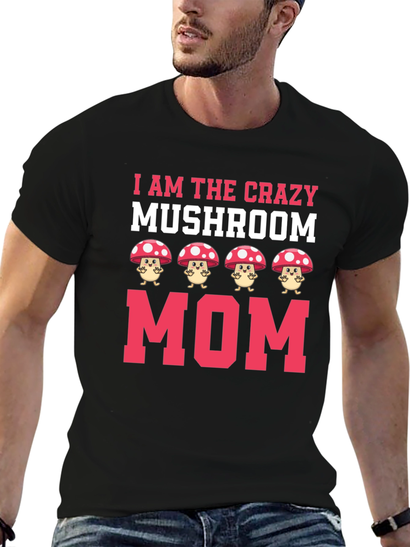 Crazy Mushroom Mom Graphic Tee