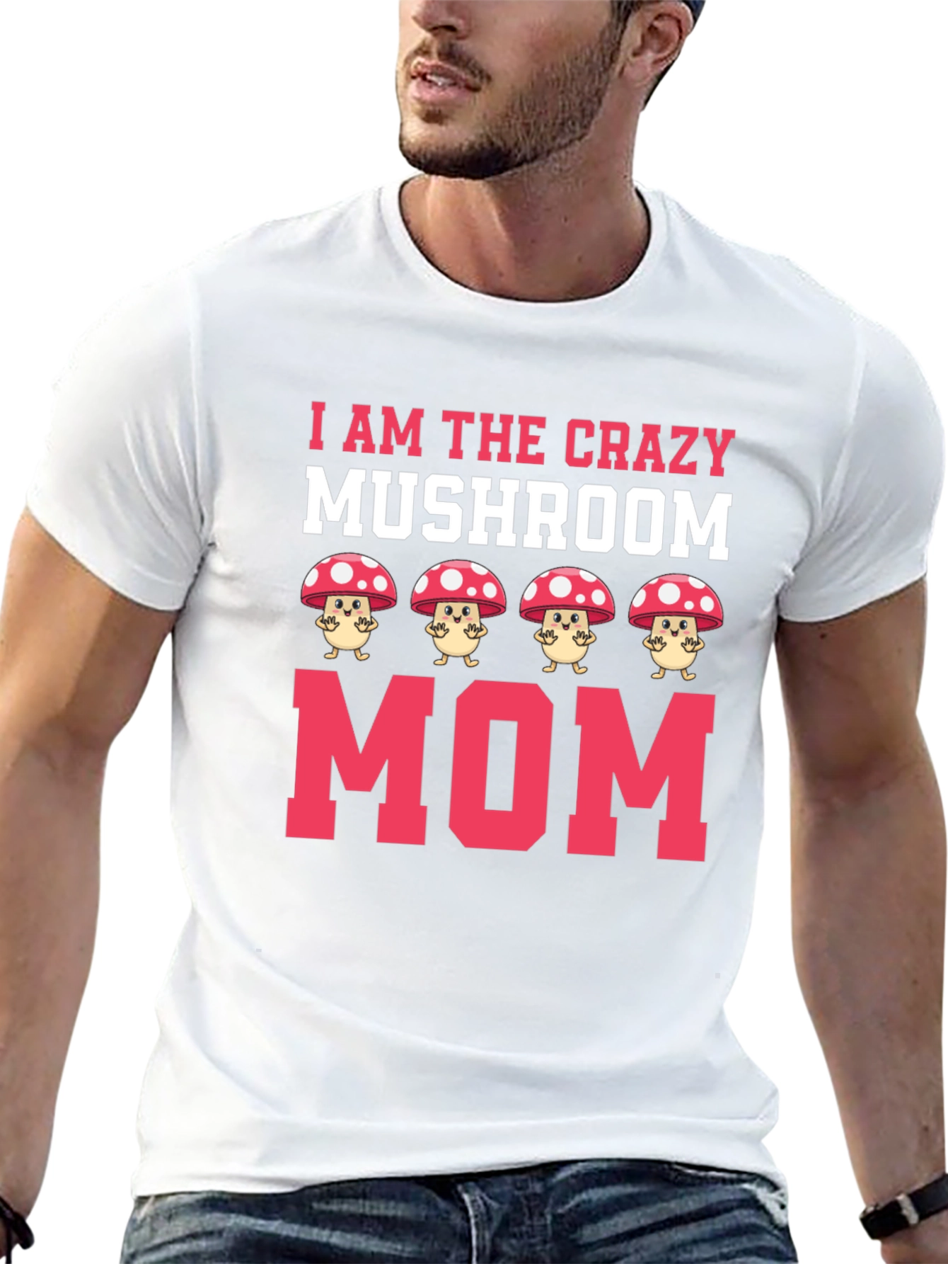 Crazy Mushroom Mom Graphic Tee