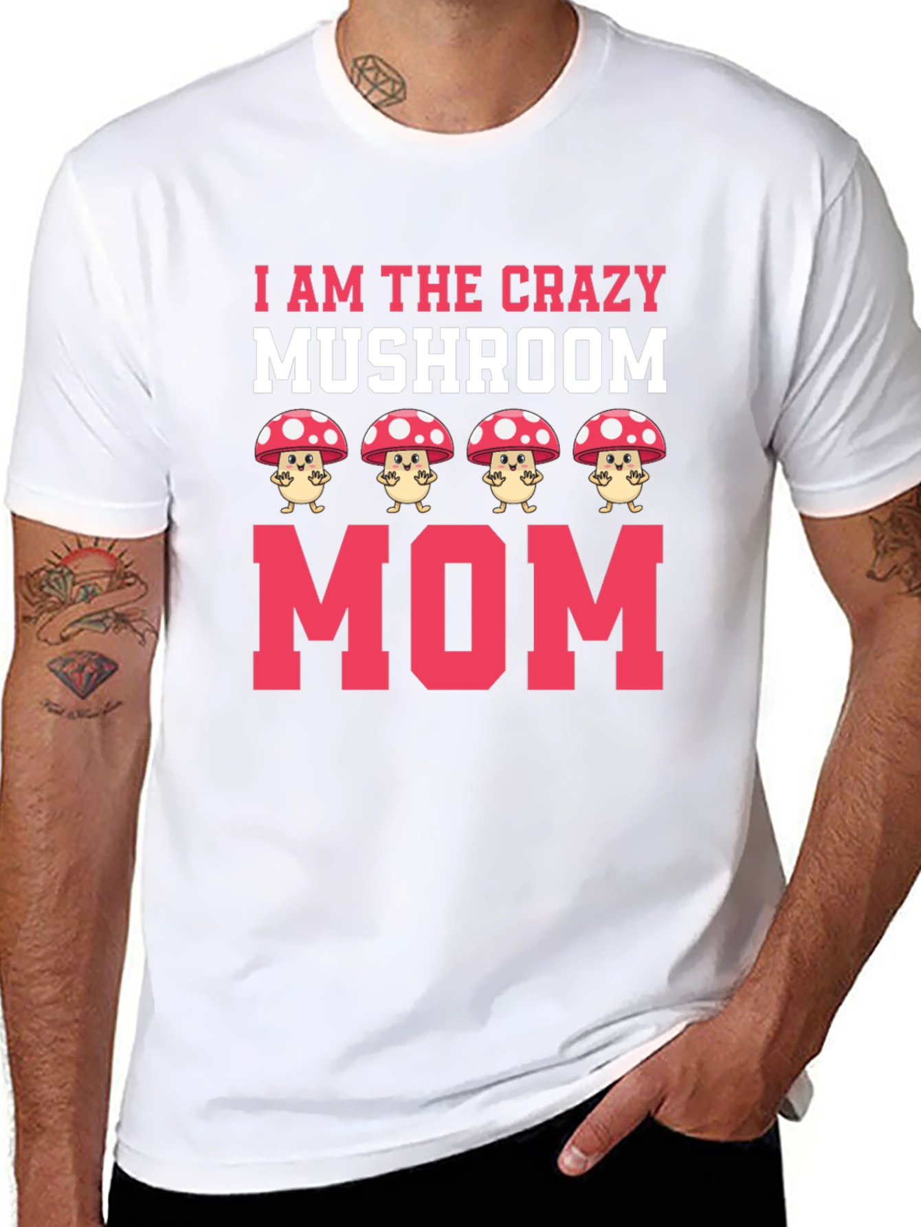 Crazy Mushroom Mom Graphic Tee
