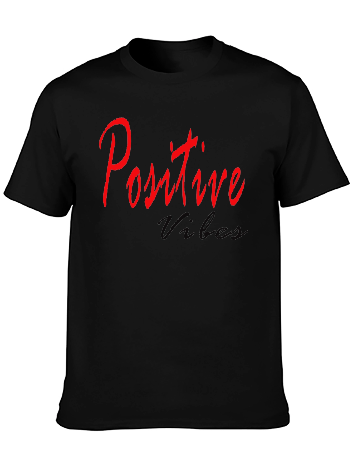Positive Vibes Black T-Shirt