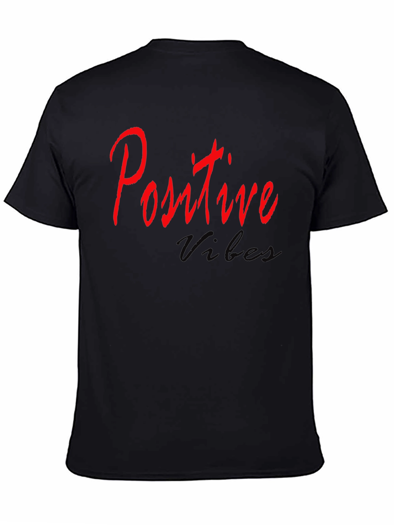 Positive Vibes Black T-Shirt