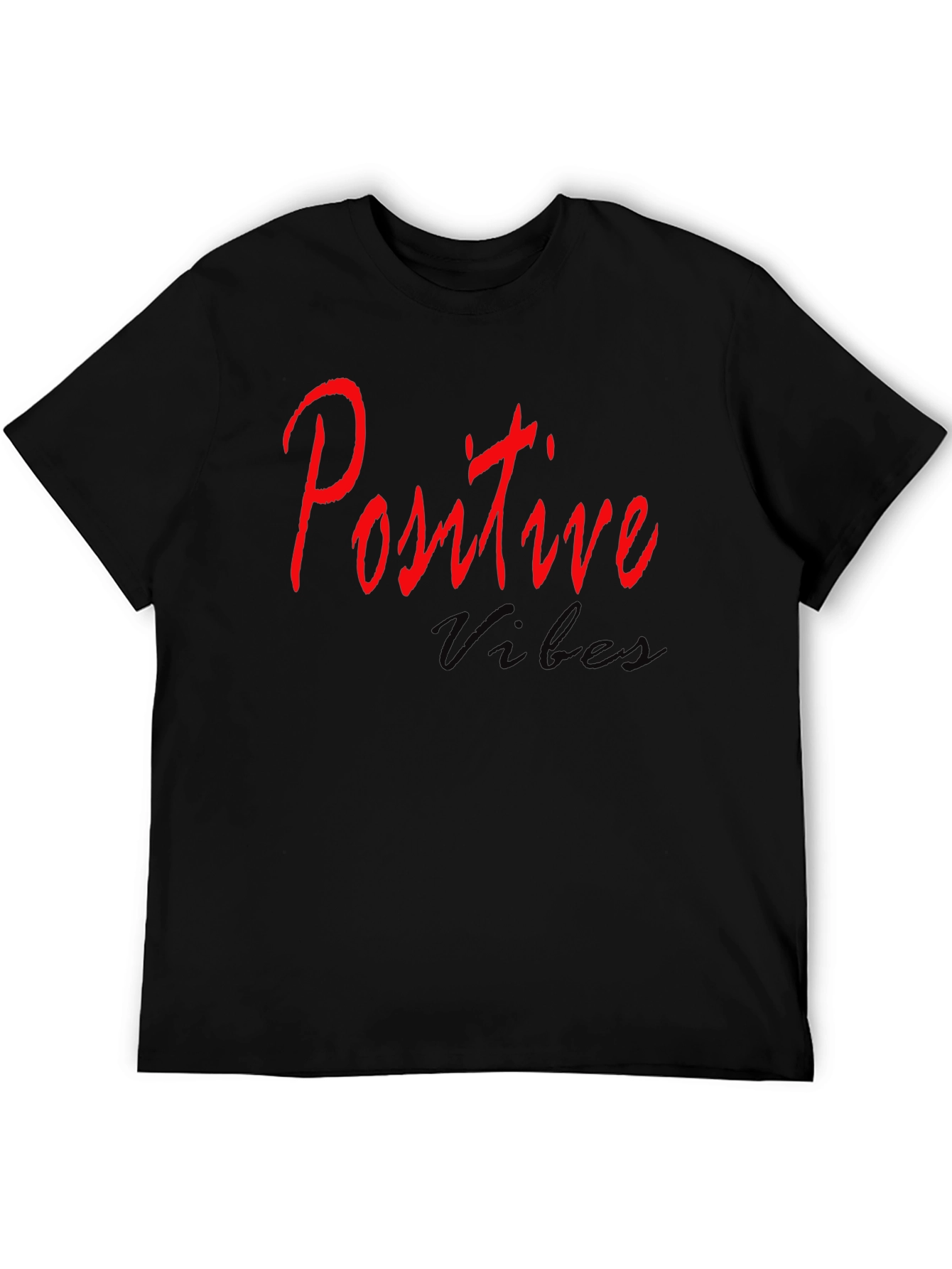 Positive Vibes Black T-Shirt