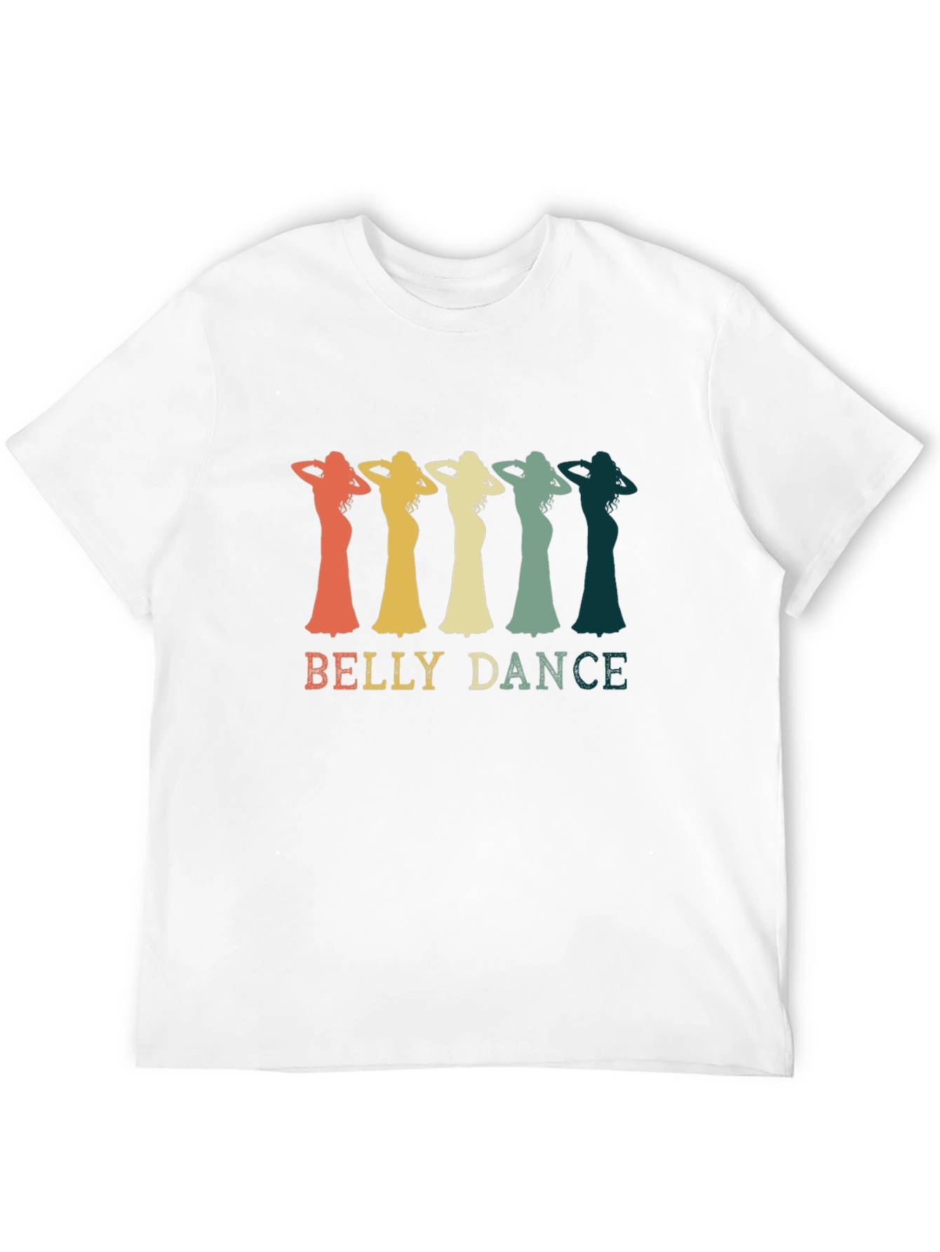Retro Belly Dance T-Shirt - Black