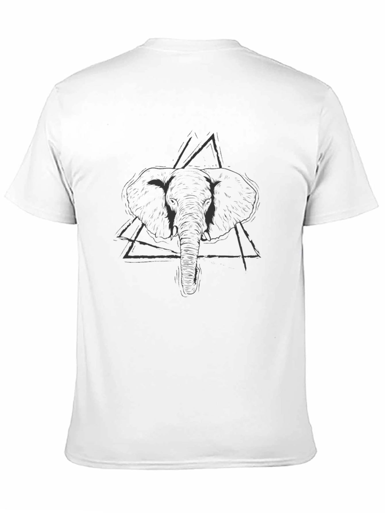 Elephant Graphic Tee - Mens Black T-Shirt