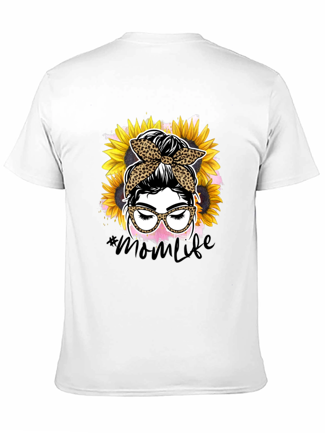 Mom Life Sunflower Graphic T-Shirt