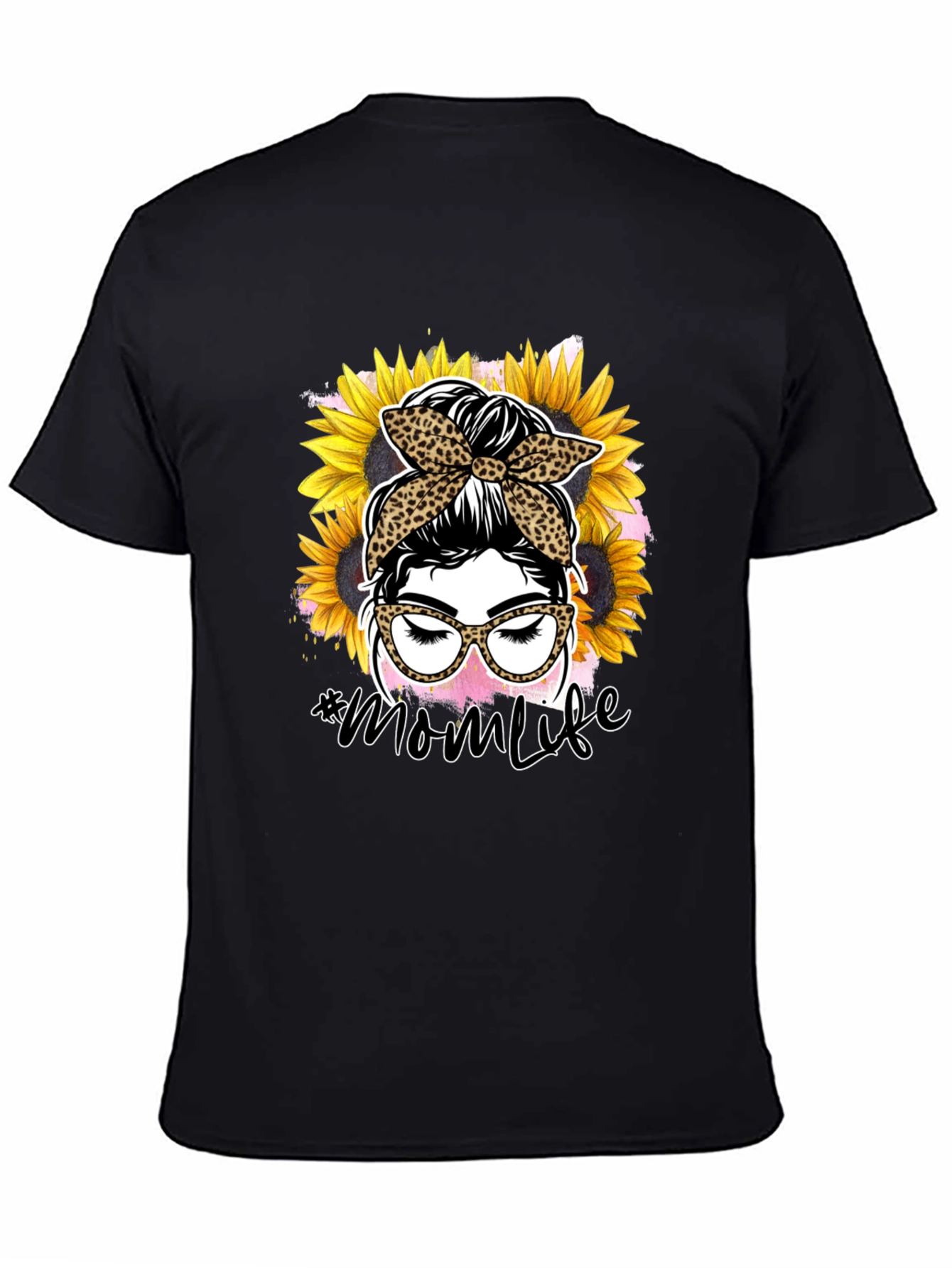Mom Life Sunflower Graphic T-Shirt