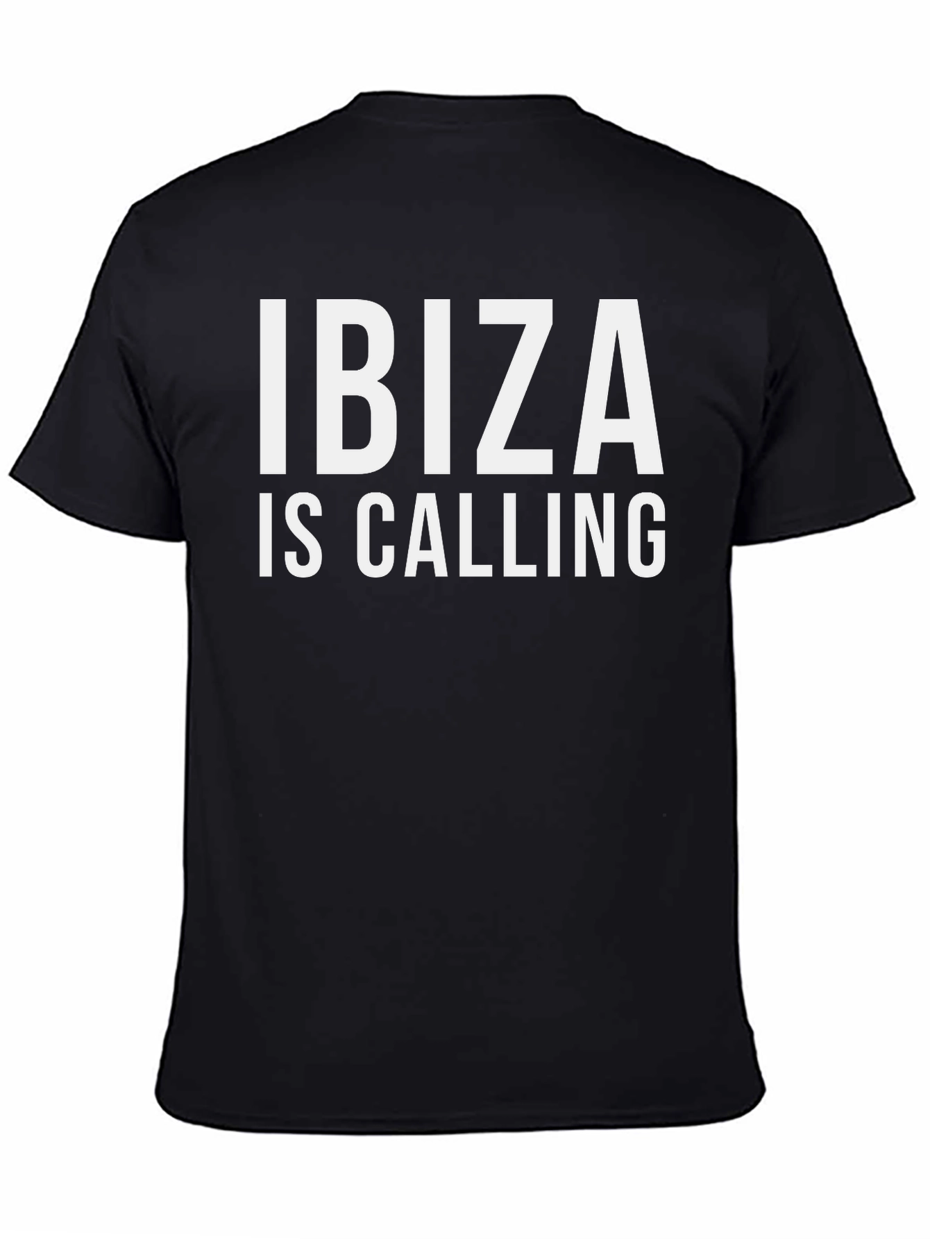 Ibiza Is Calling Black T-Shirt