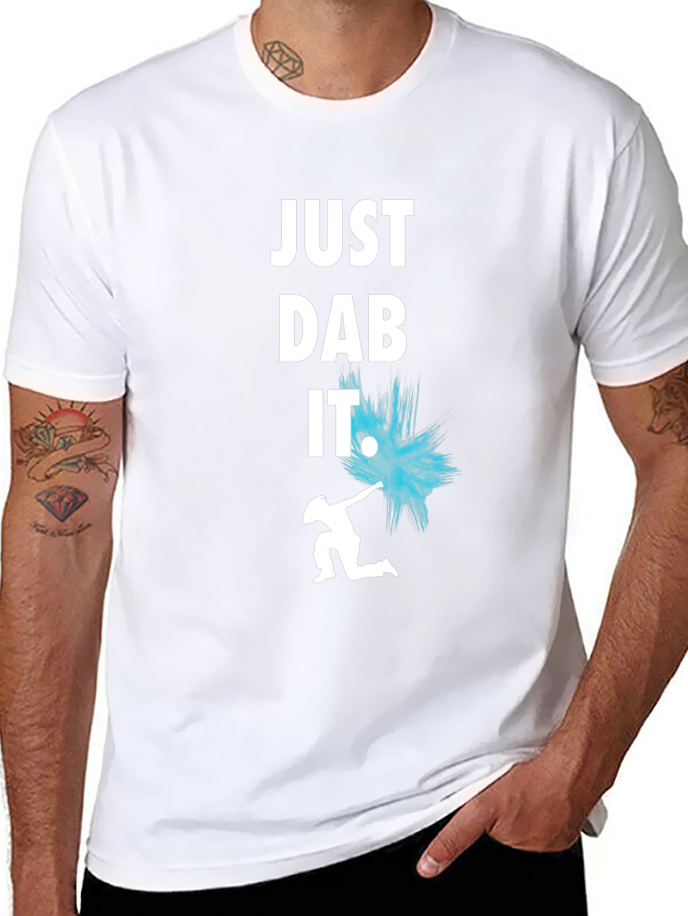Just Dab It T-Shirt - Trendy Graphic Tee