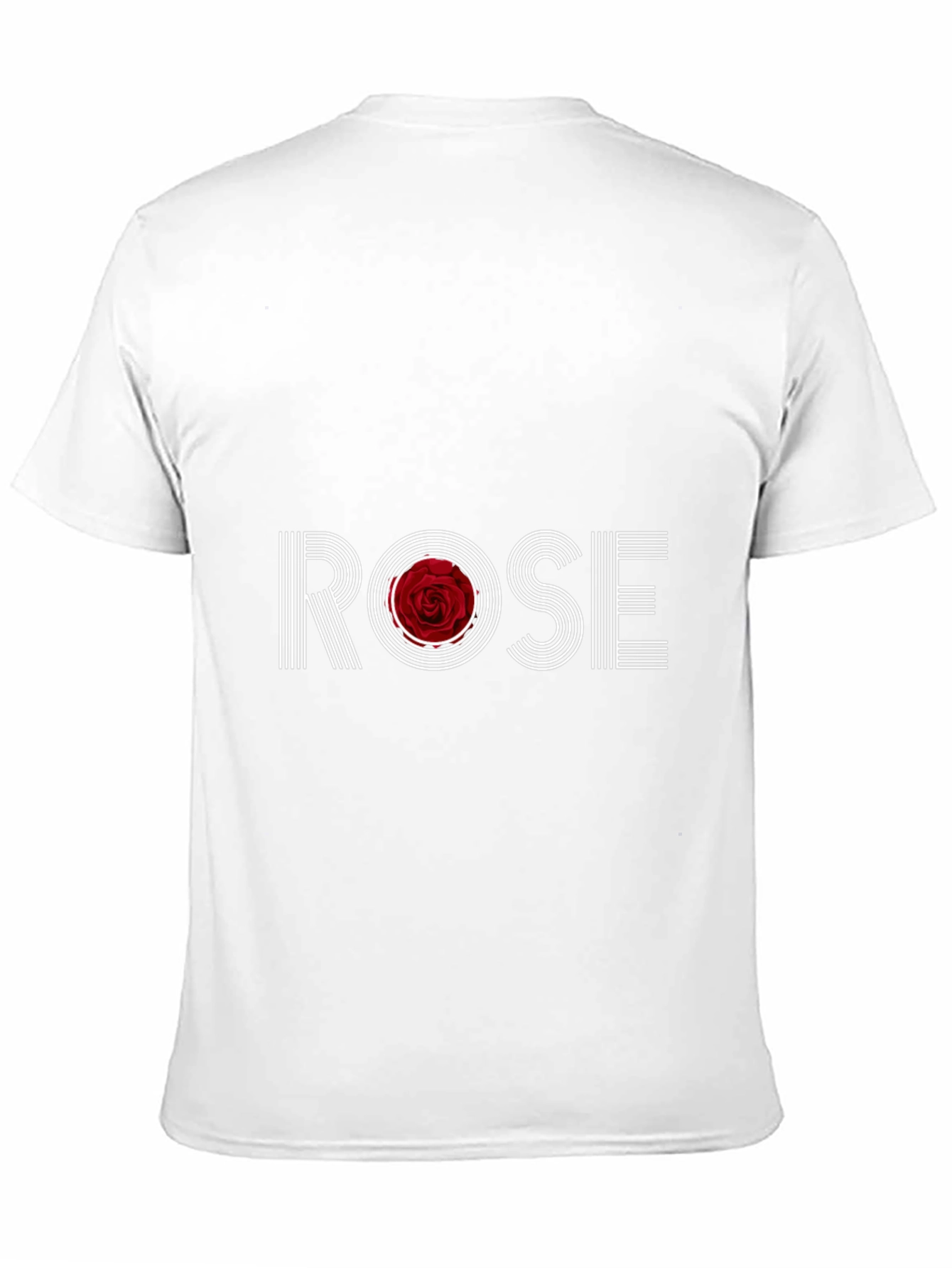 ROSE Graphic Tee - Black Cotton T-Shirt