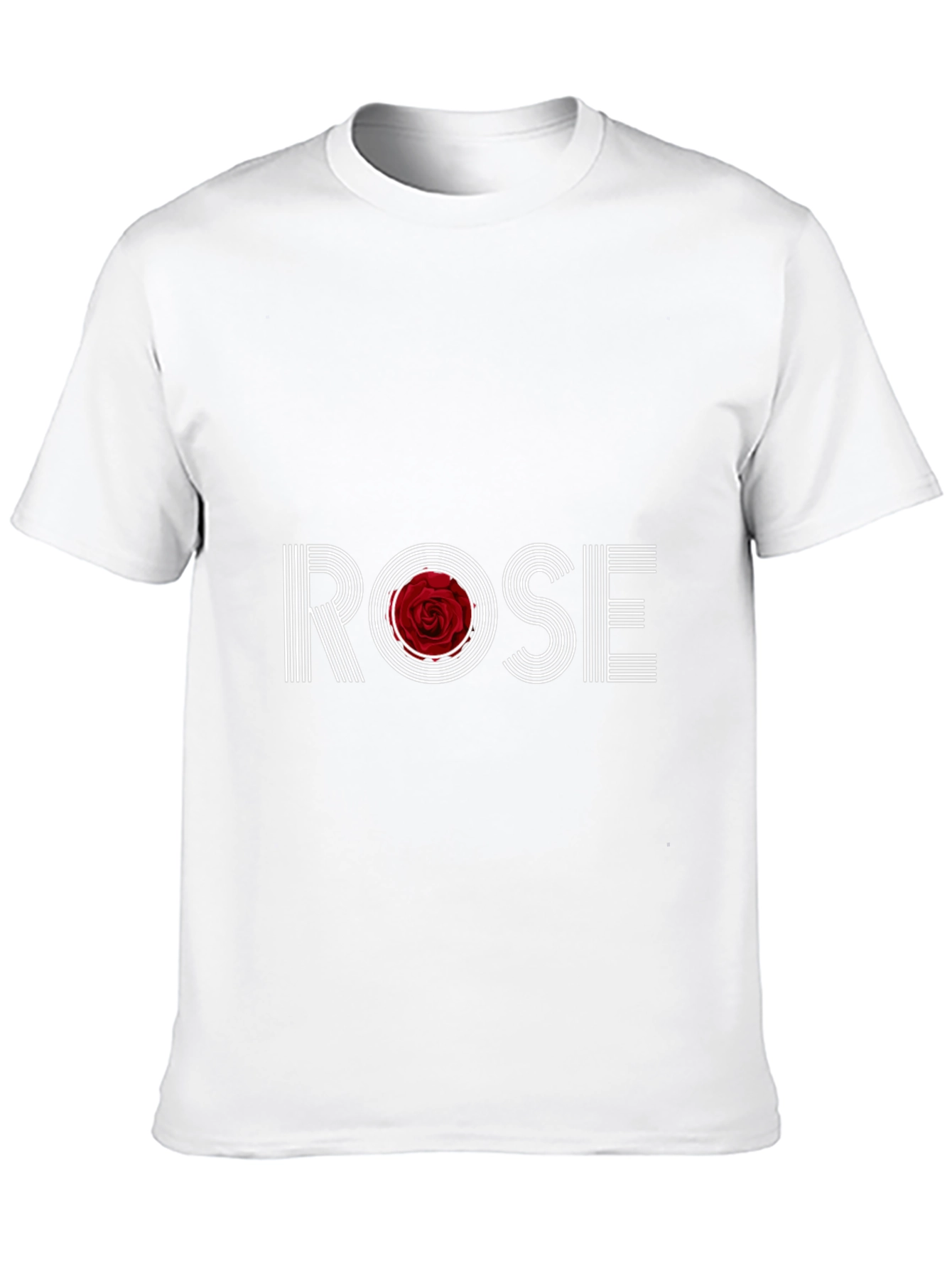 ROSE Graphic Tee - Black Cotton T-Shirt