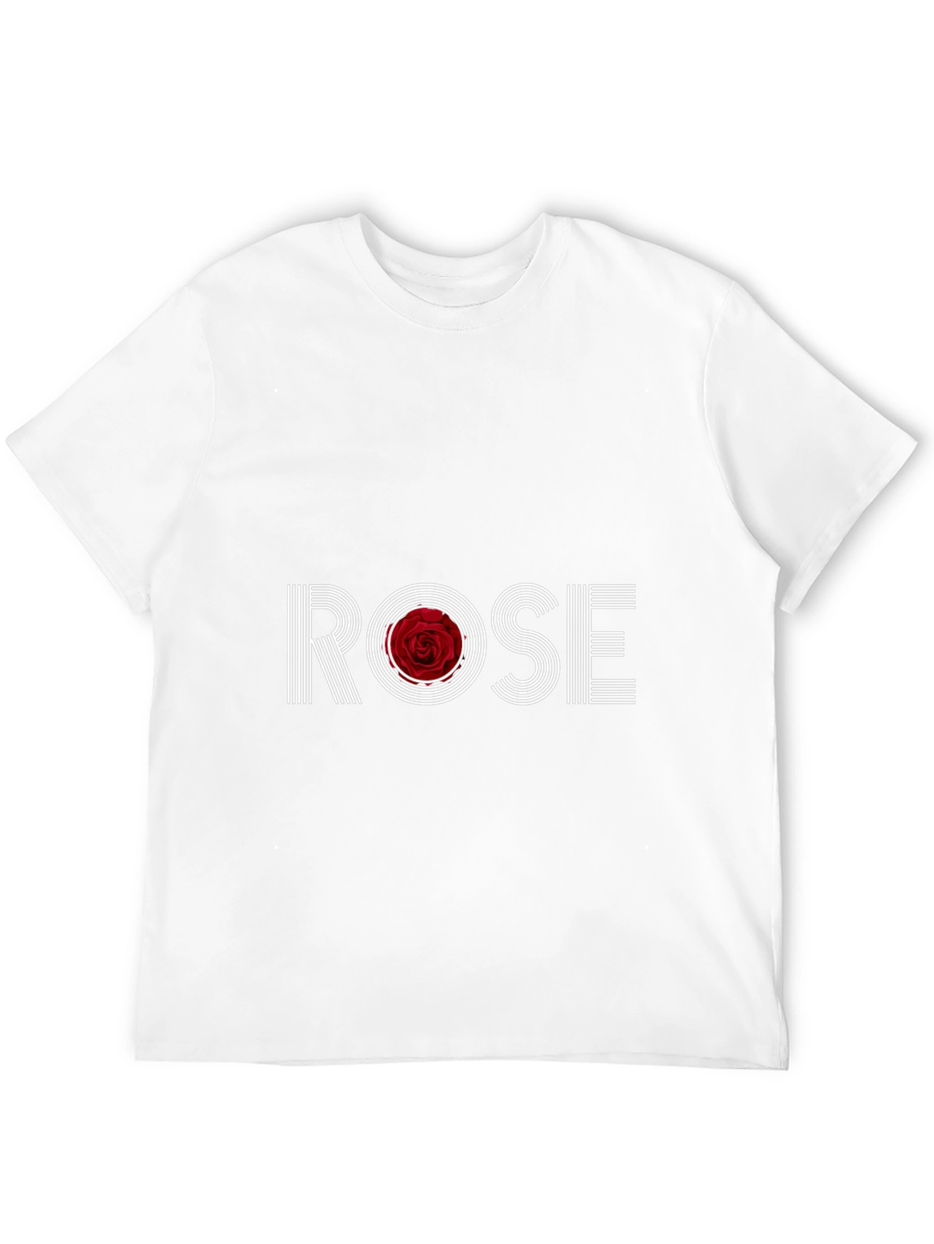ROSE Graphic Tee - Black Cotton T-Shirt