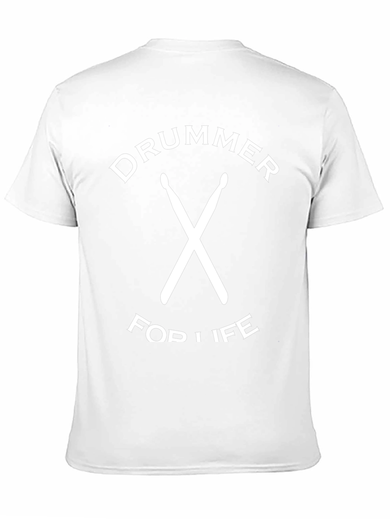 Drummer For Life Black T-Shirt