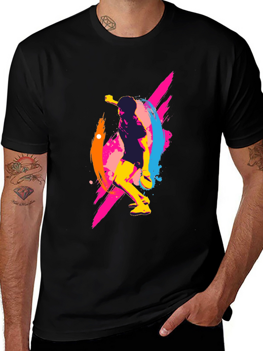 Vibrant Table Tennis Graphic Tee