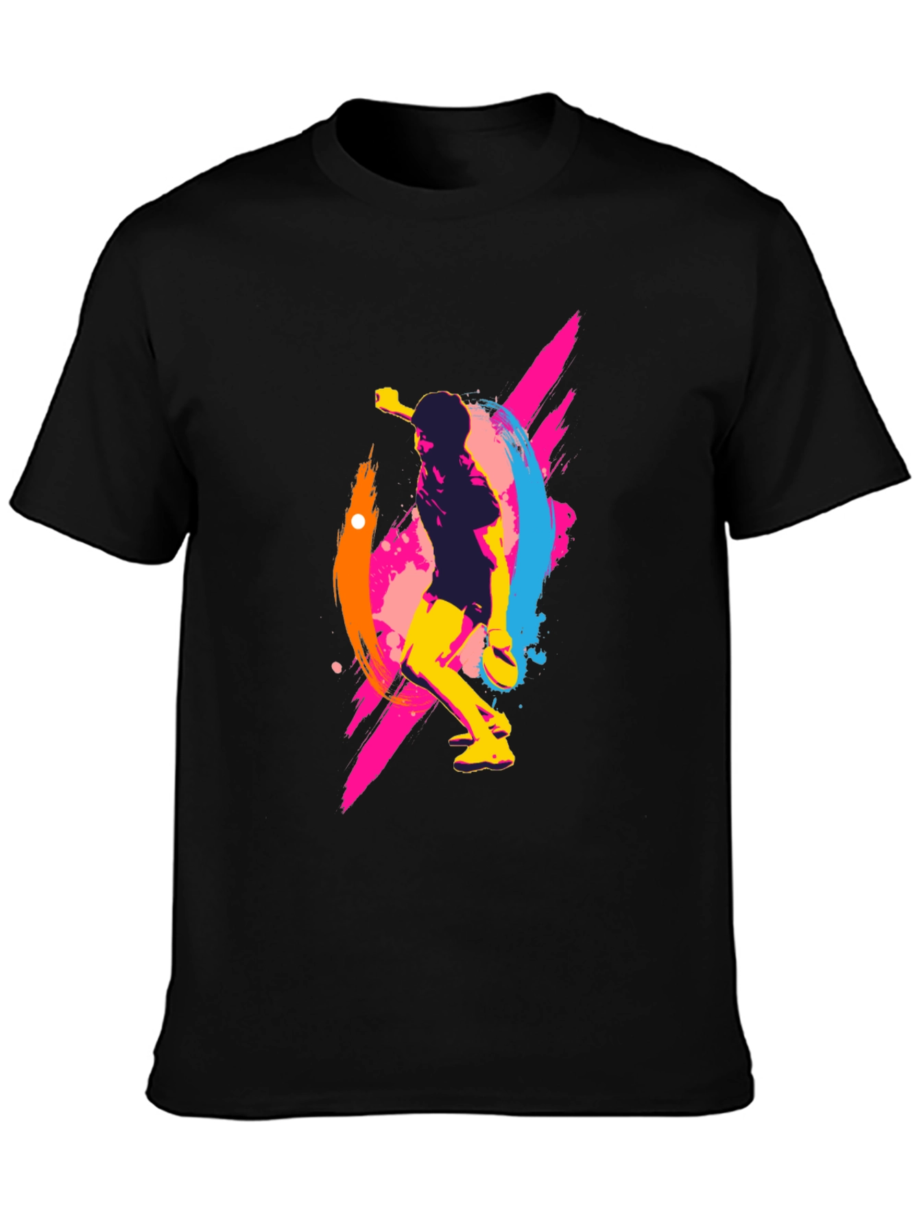 Vibrant Table Tennis Graphic Tee