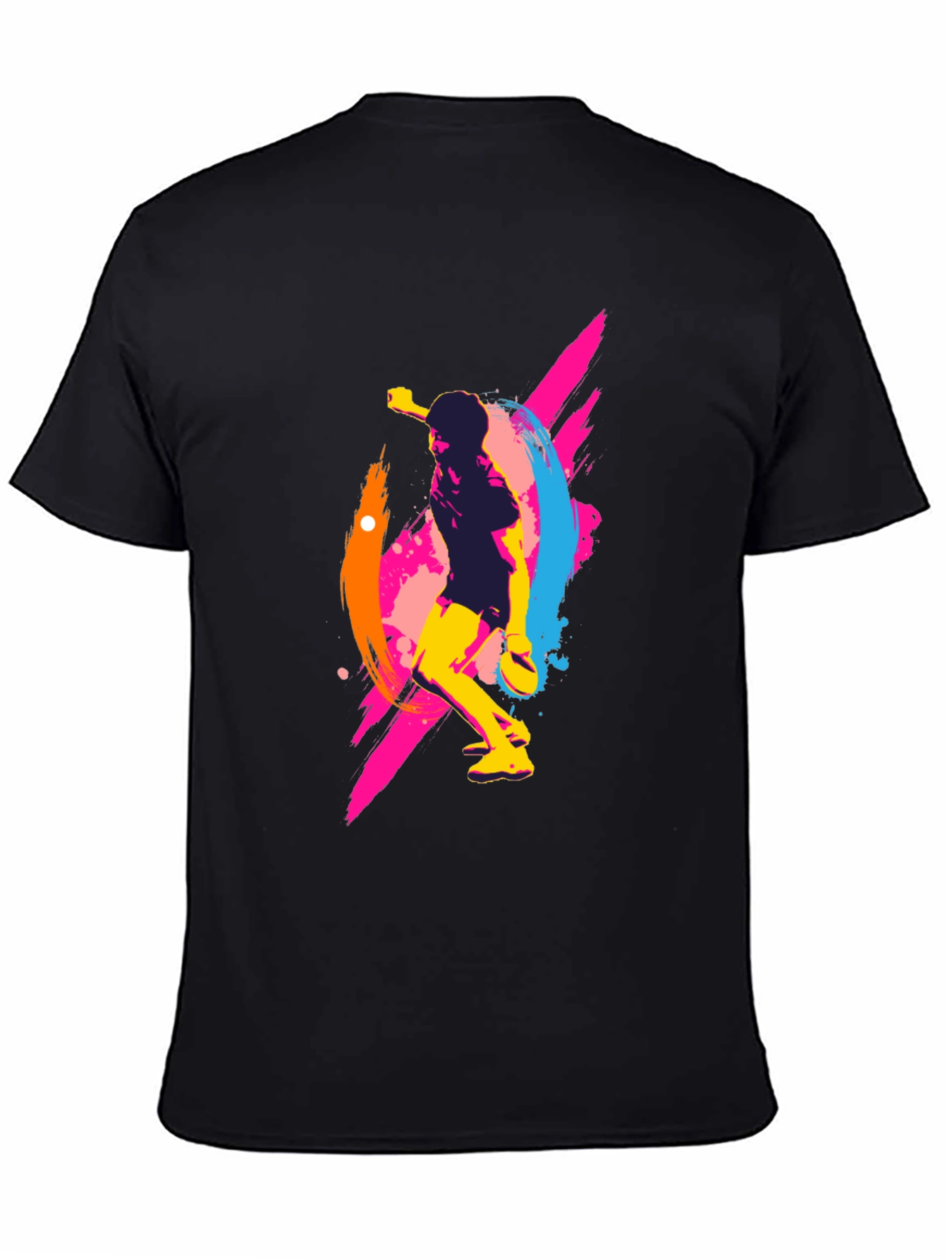 Vibrant Table Tennis Graphic Tee