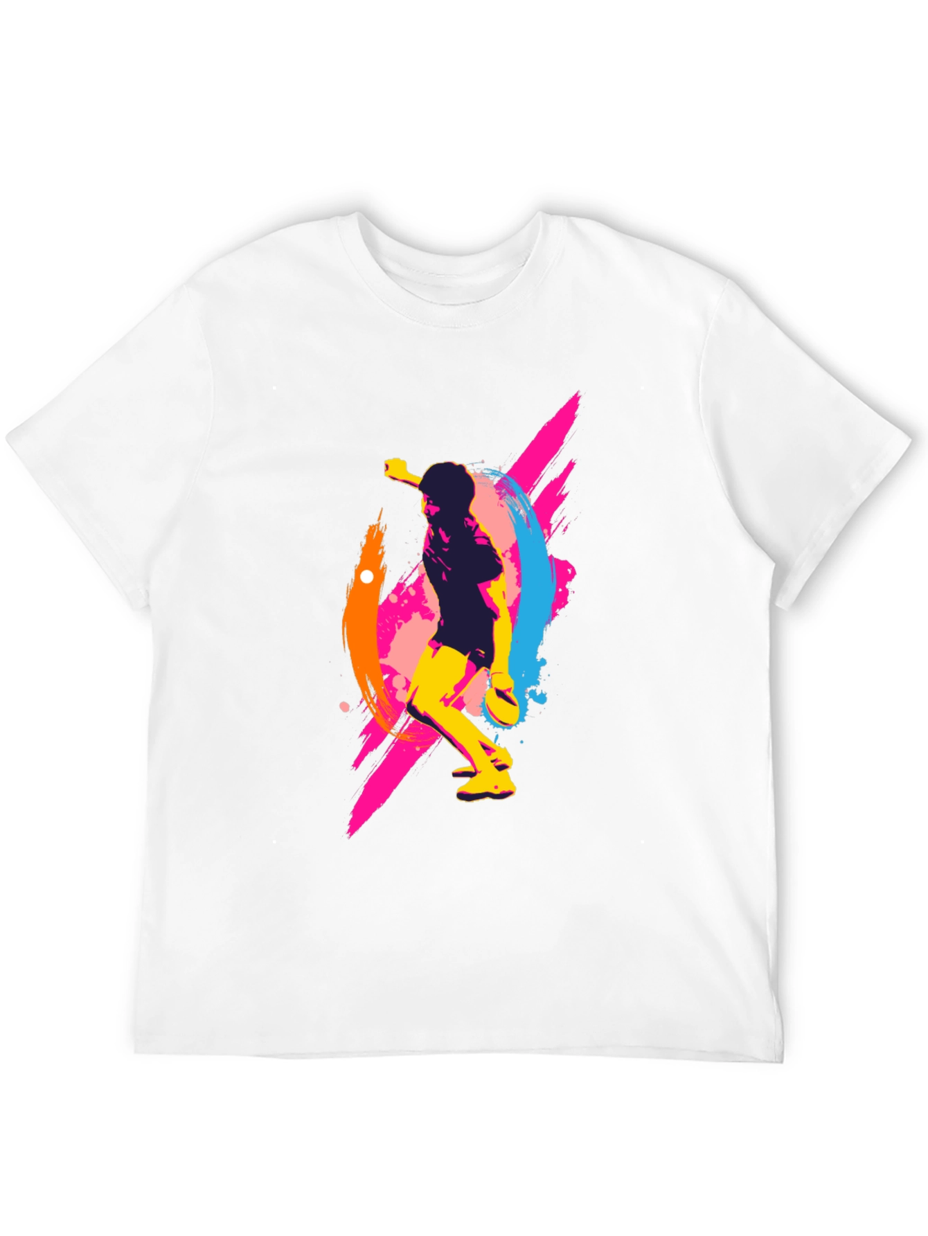 Vibrant Table Tennis Graphic Tee