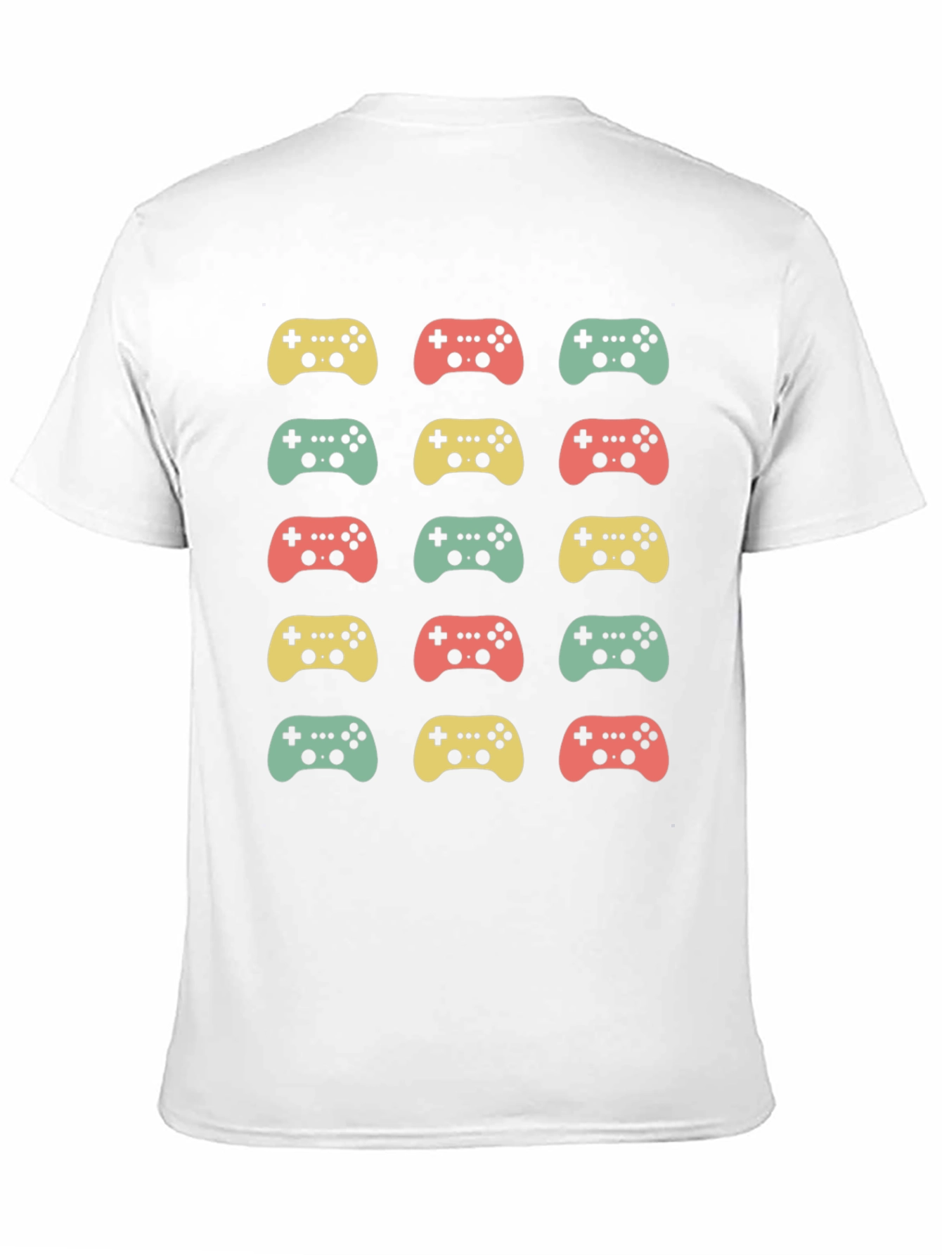 Retro Gaming Controller Pattern T-Shirt