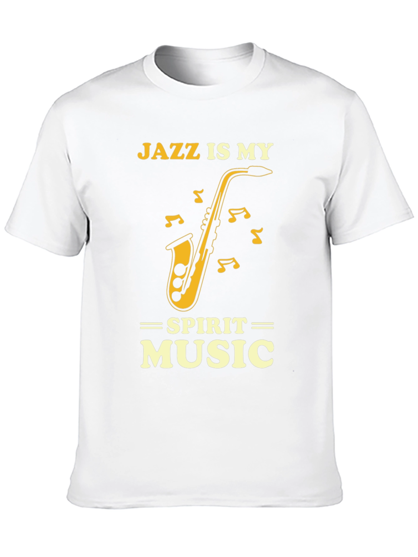 Jazz is My Spirit Music Saxophone Graphic Tee
