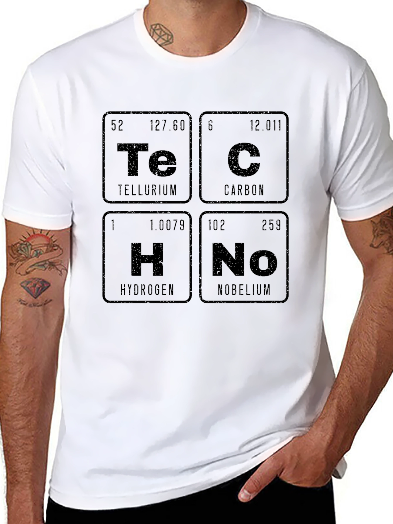 Periodic Table TECHNO T-Shirt - Science Humor