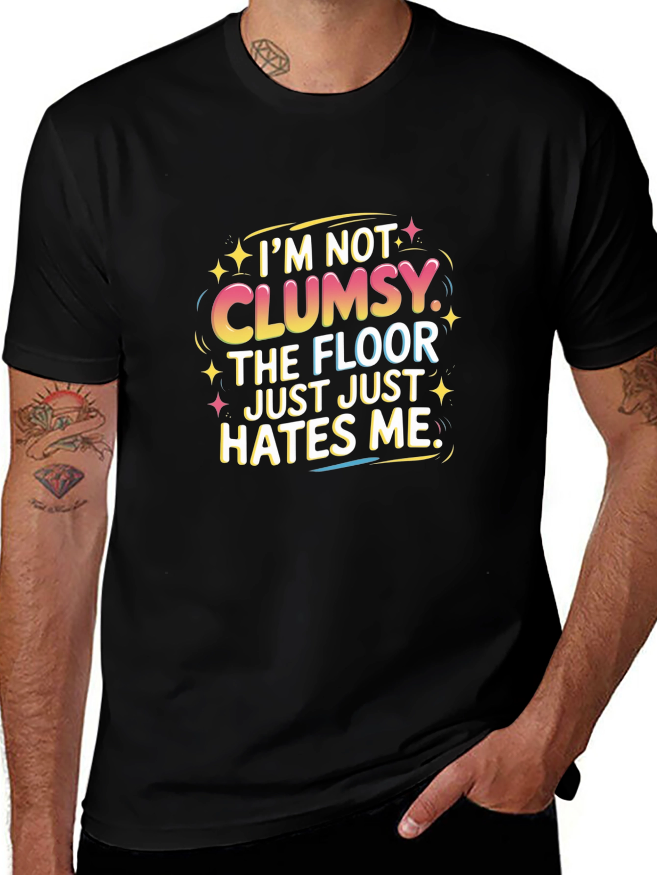 Clumsy Humor Graphic Tee