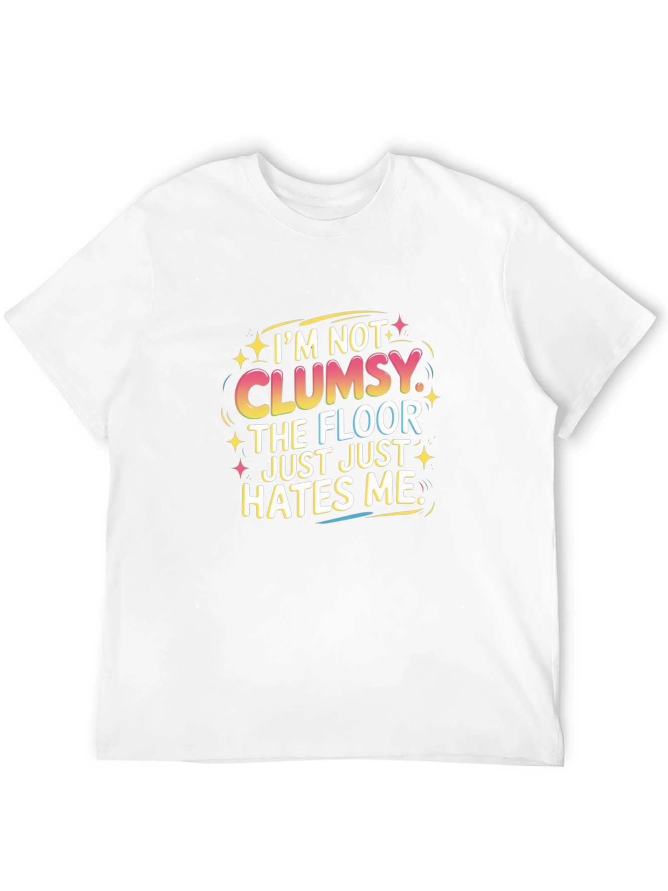 Clumsy Humor Graphic Tee