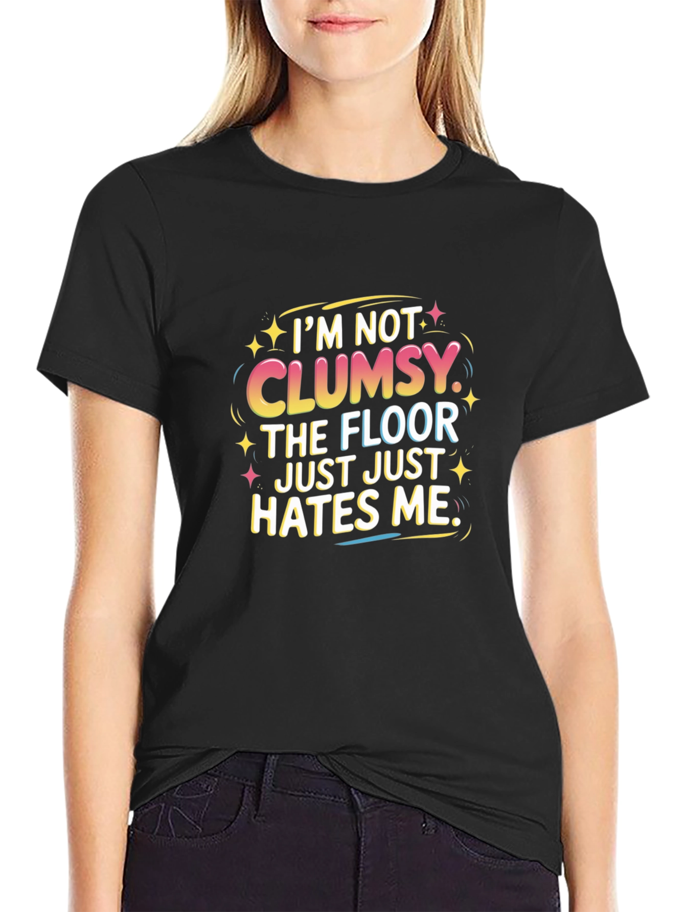 Clumsy Humor Graphic Tee