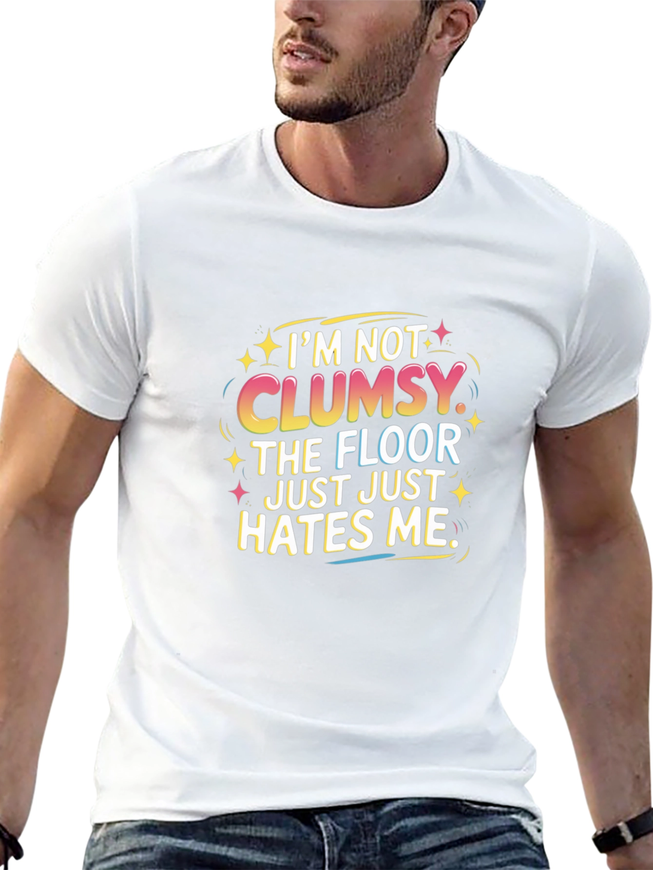Clumsy Humor Graphic Tee