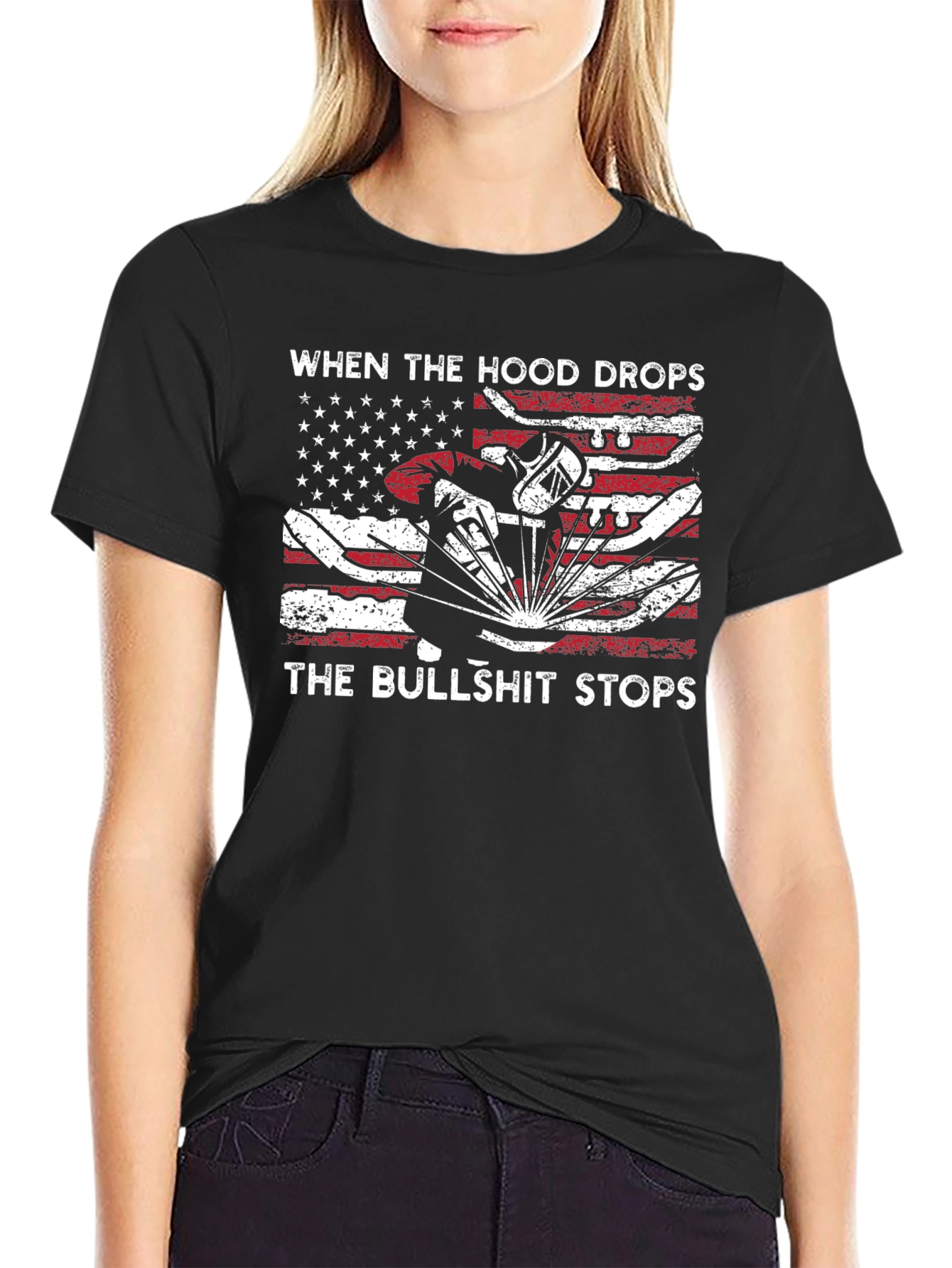 Welder Hood Drops T-Shirt